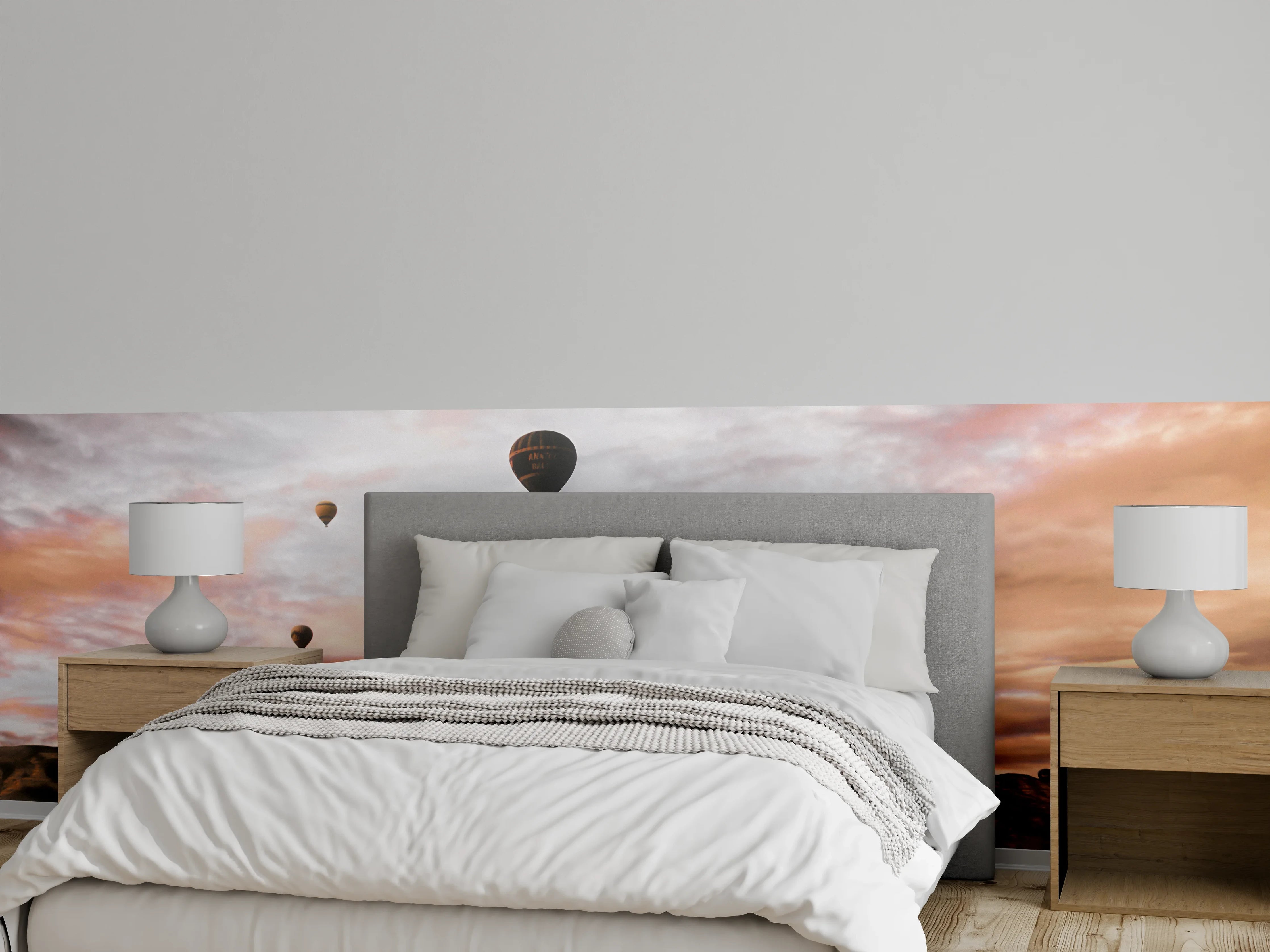 Wandverkleidung Schlafzimmer - Kappadokien - Heißluft Ballons
