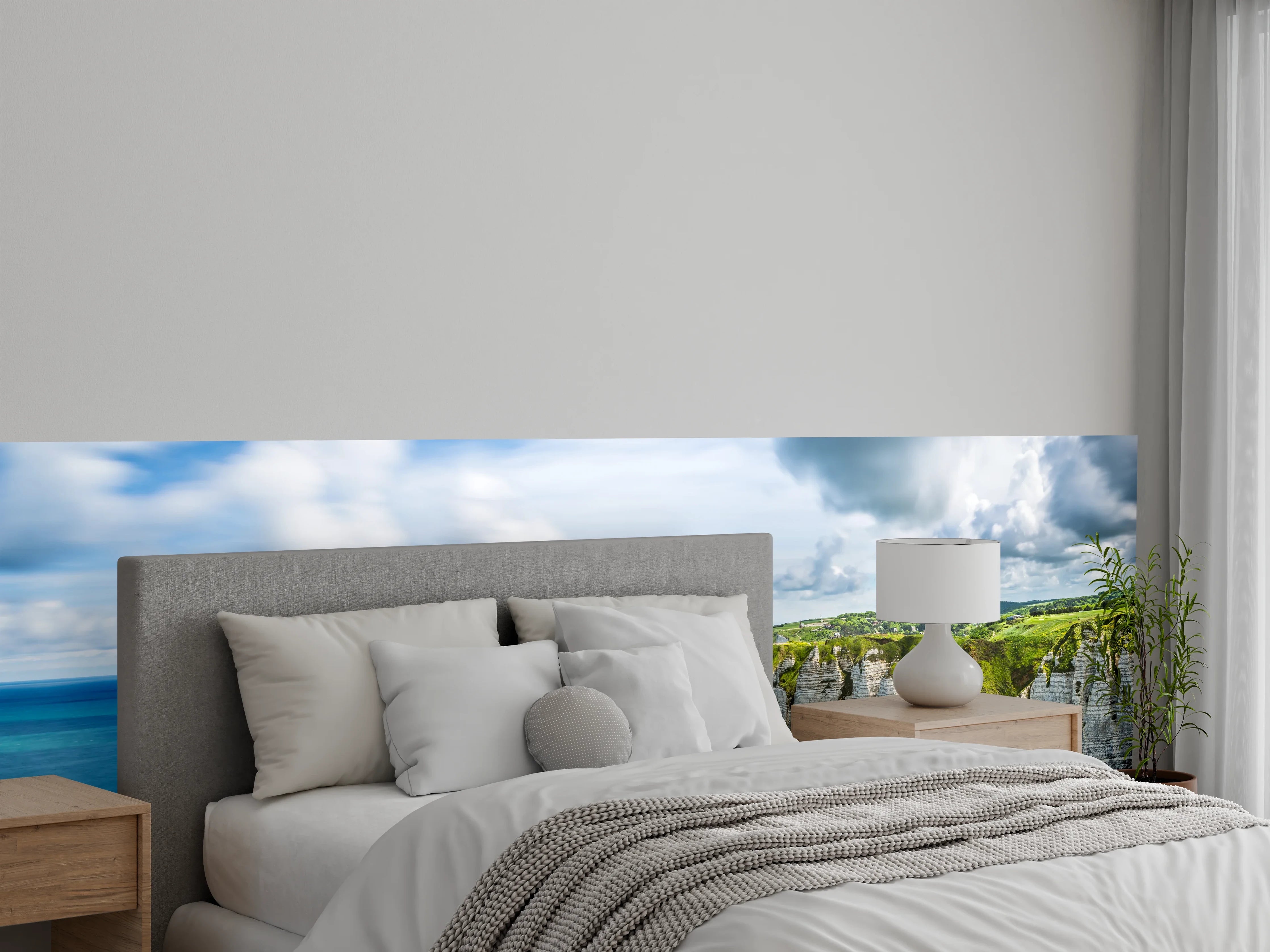 Wandverkleidung Schlafzimmer - Klippen und Meer – Naturlandschaft