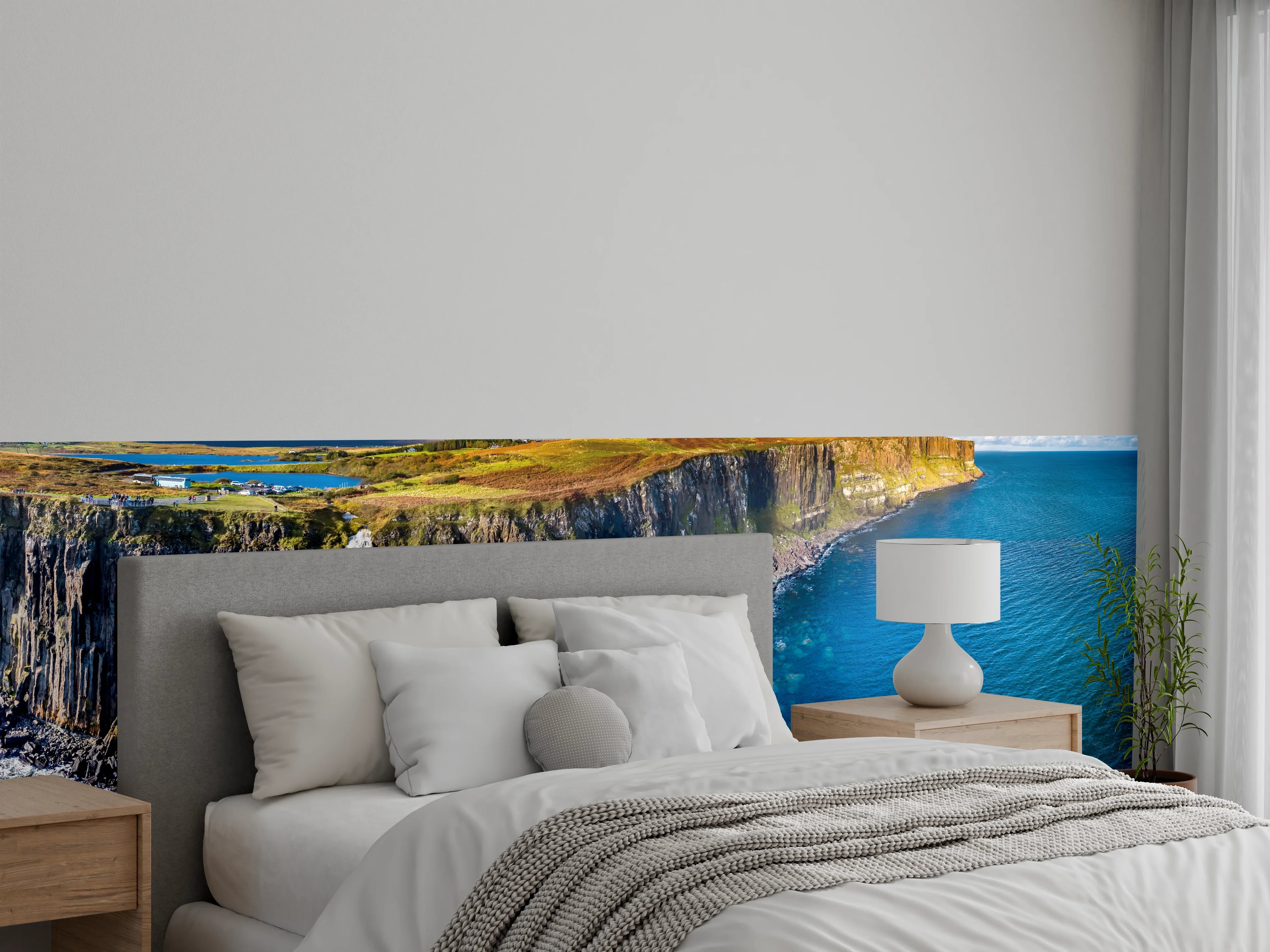 Wandverkleidung Schlafzimmer - Klippen von Staffin - Schottland