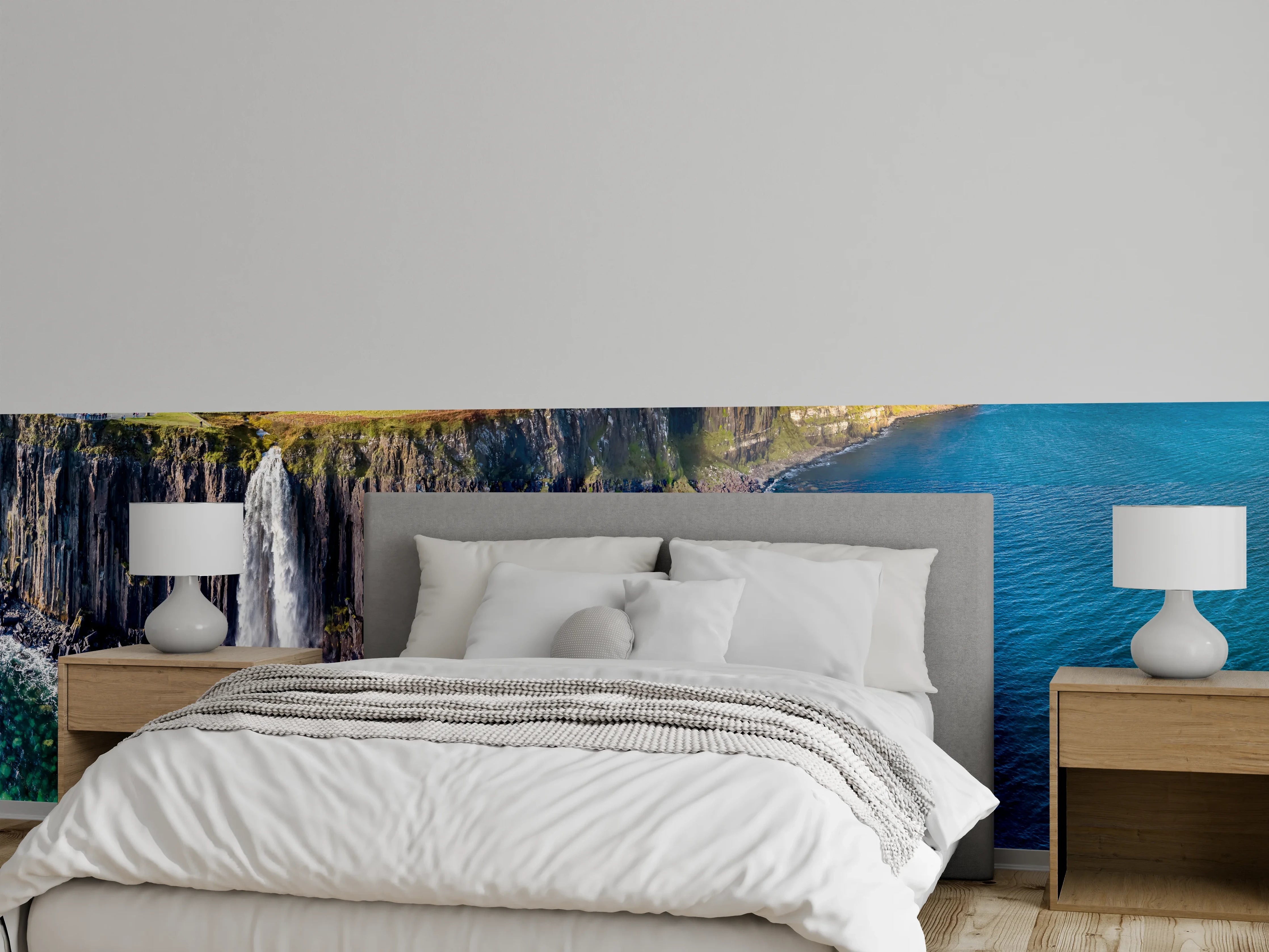 Wandverkleidung Schlafzimmer - Klippen von Staffin - Schottland