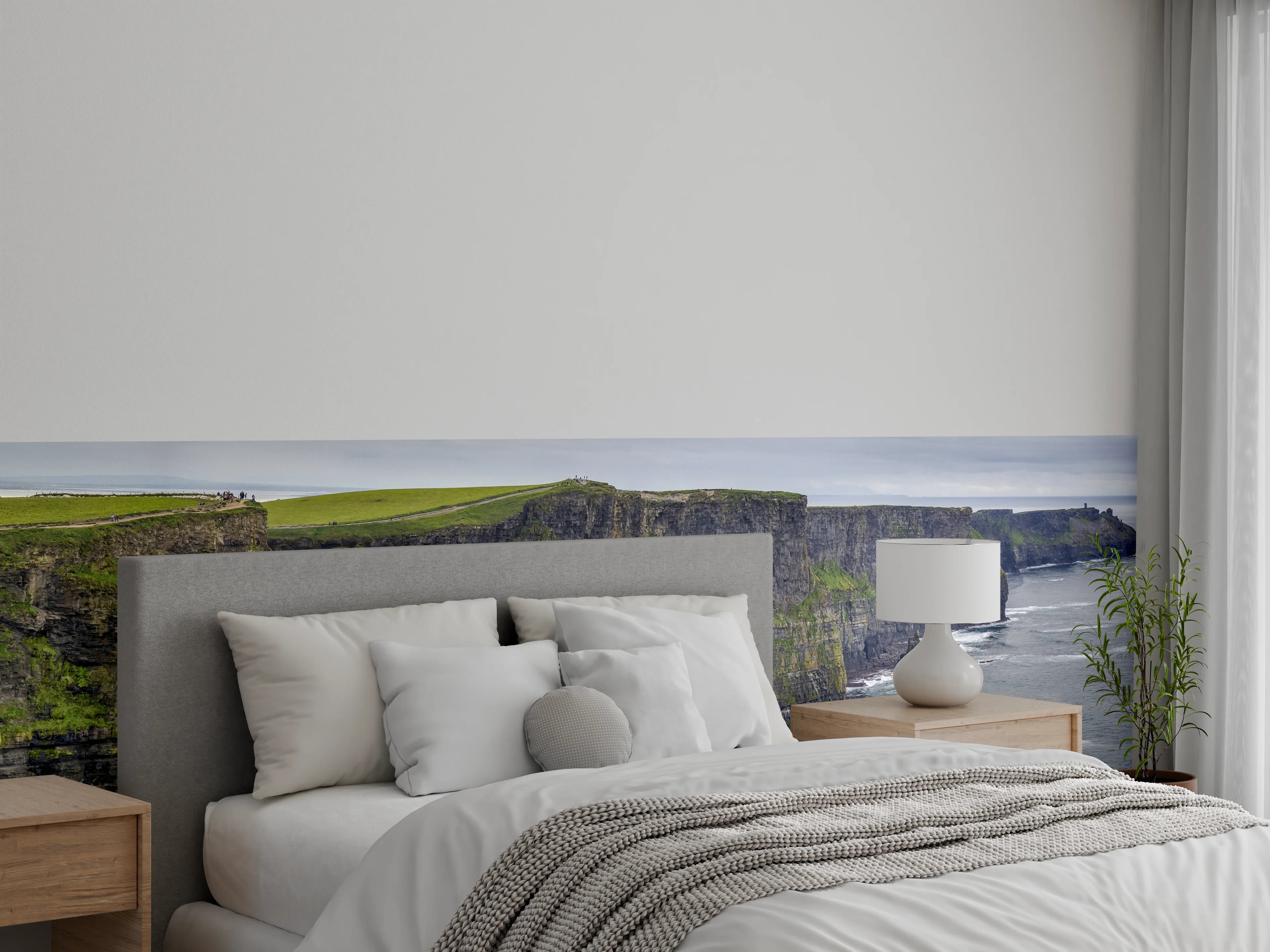 Wandverkleidung Schlafzimmer - Klippenküste Irland Landschaftsfotografie