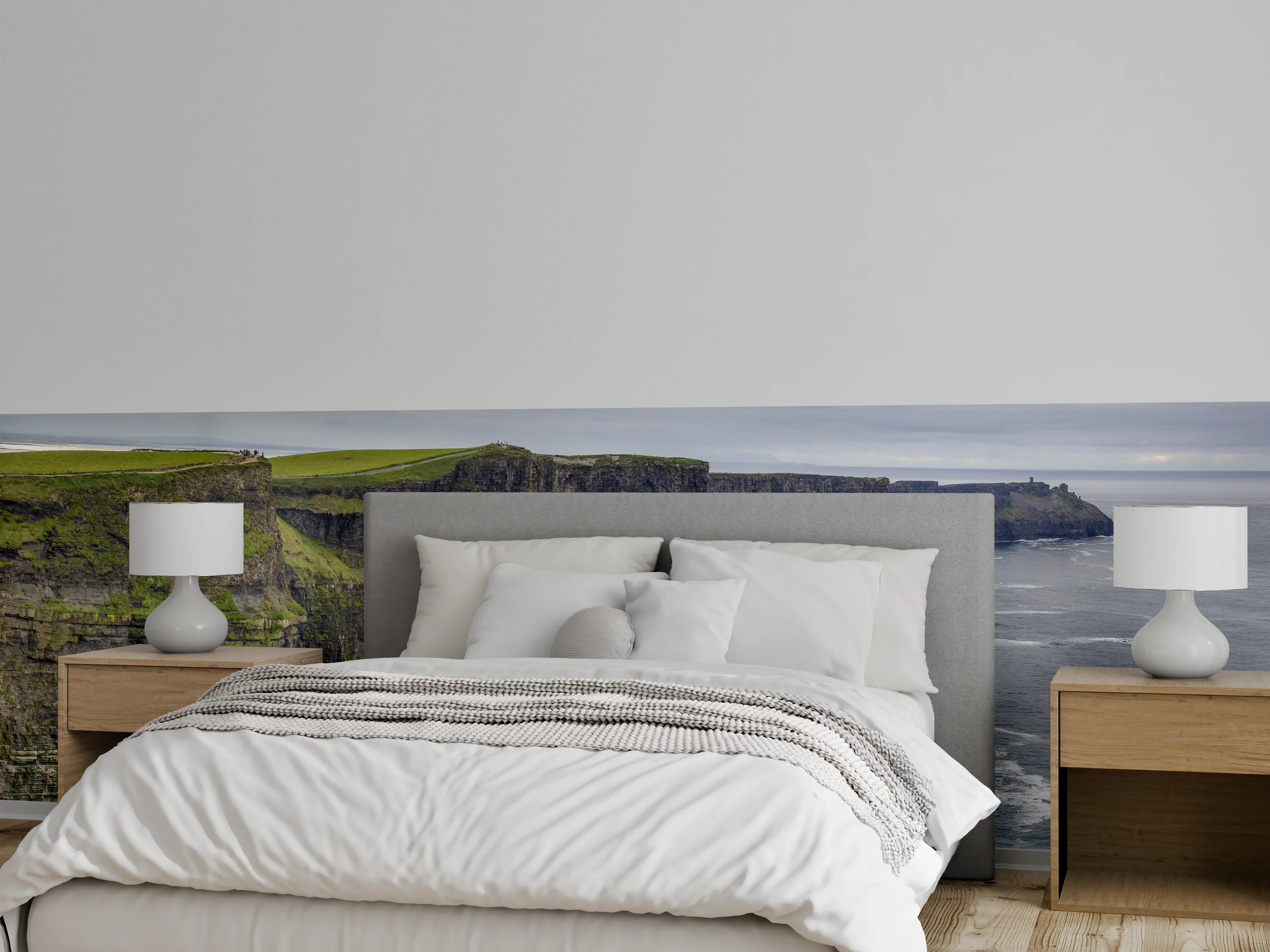 Wandverkleidung Schlafzimmer - Klippenküste Irland Landschaftsfotografie