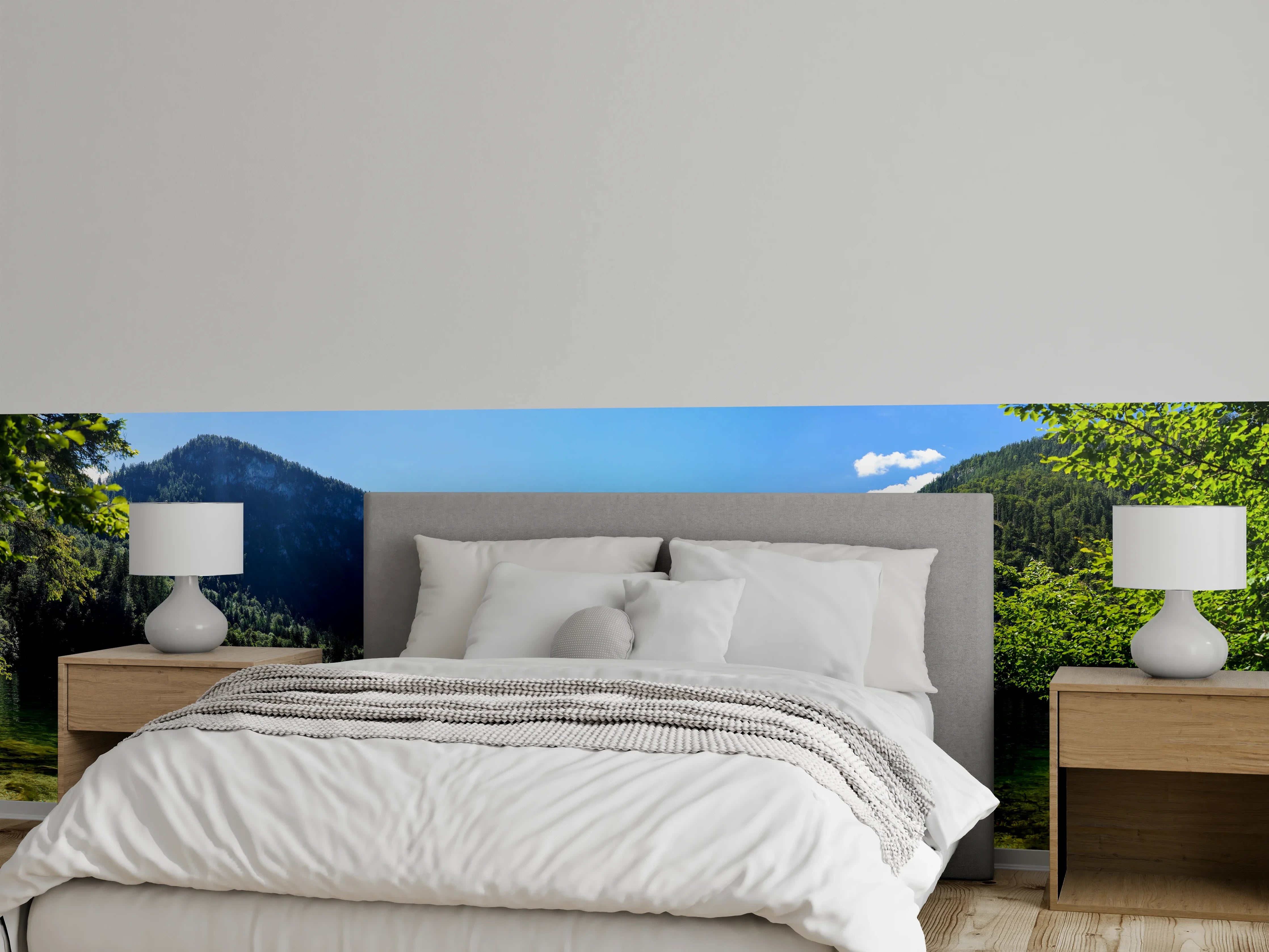 Wandverkleidung Schlafzimmer - Königsee & Berge in Alpen