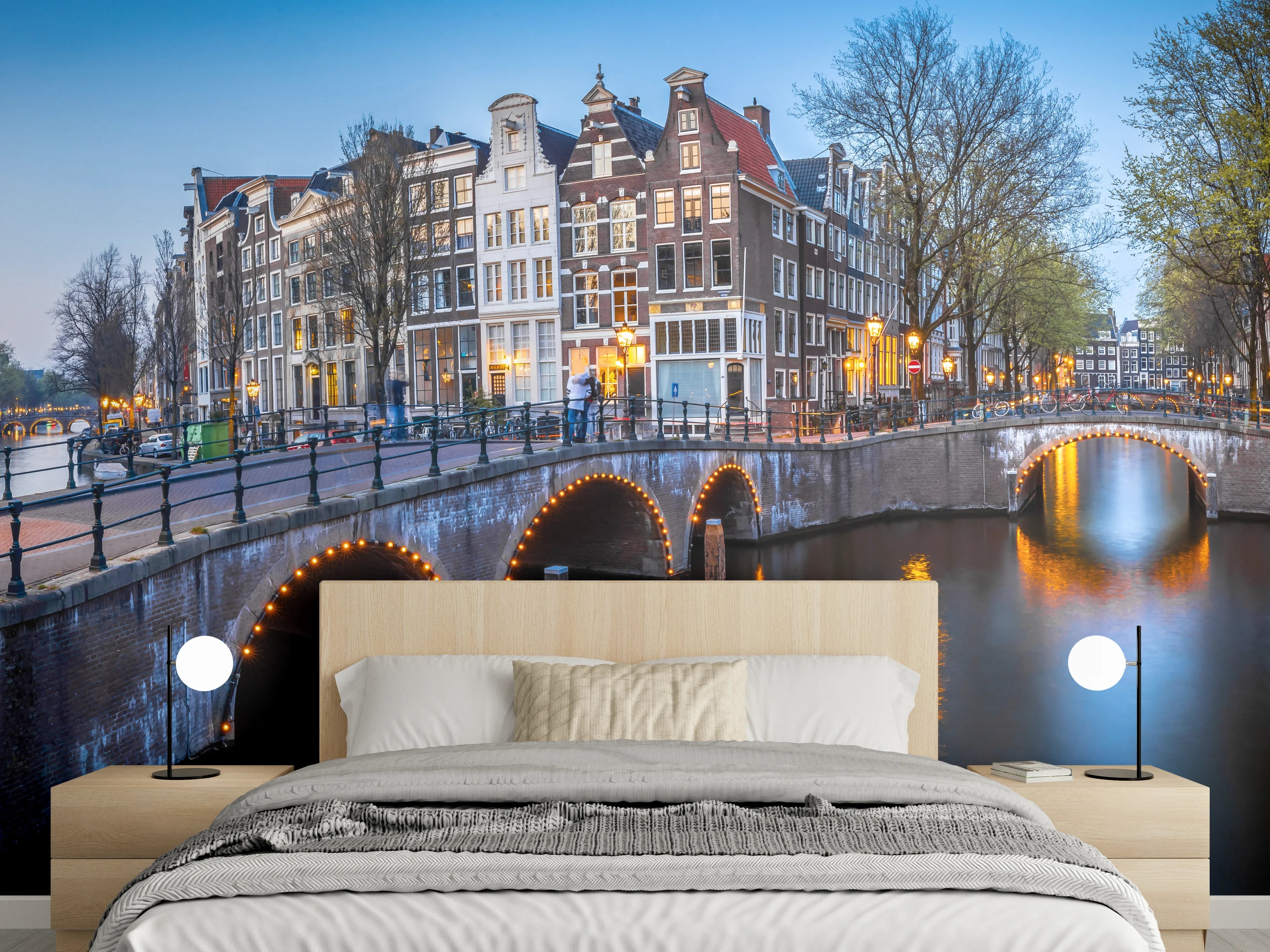Wandverkleidung Schlafzimmer - Leidsegracht-Brücke - Amsterdam