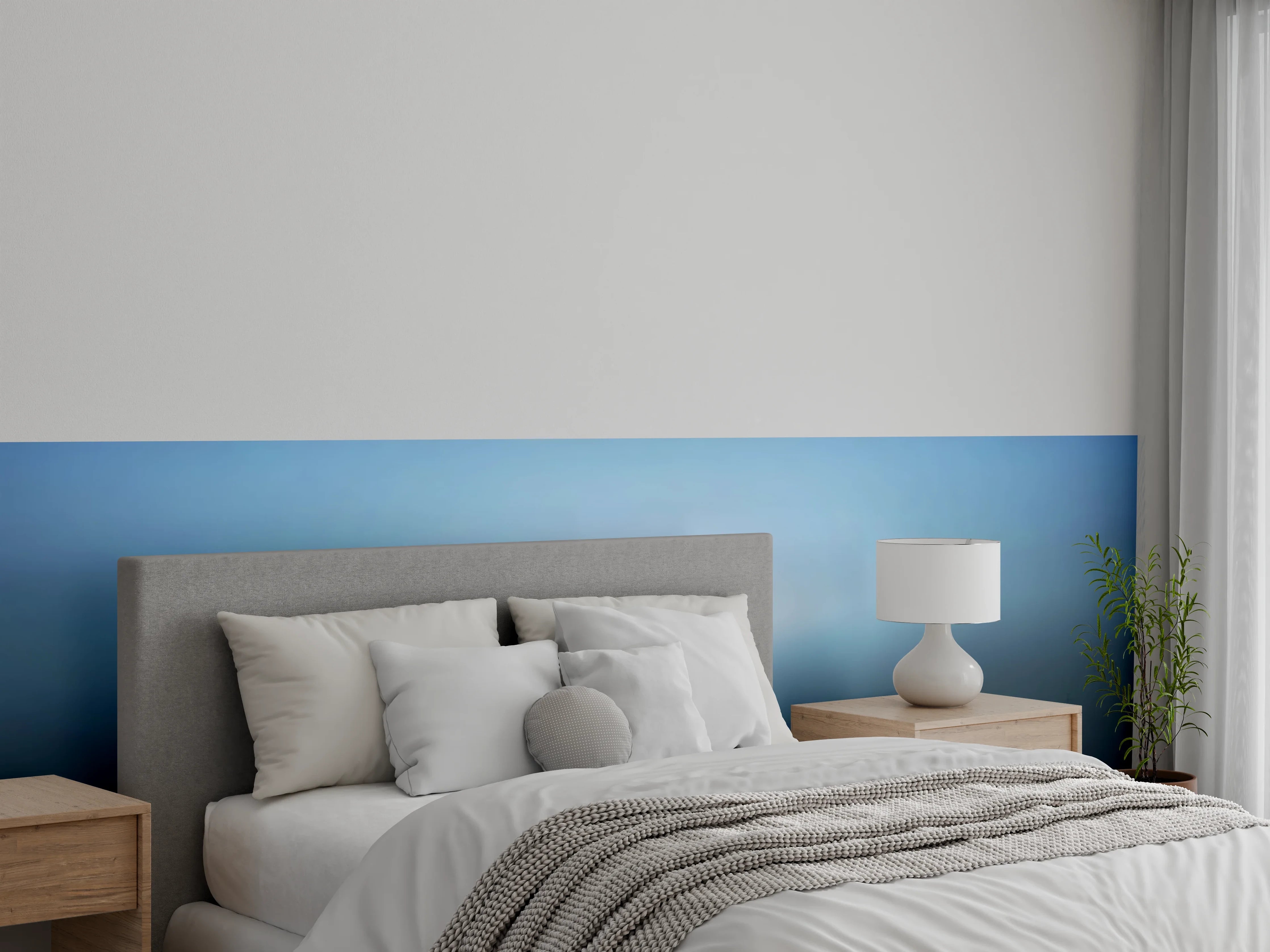 Wandverkleidung Schlafzimmer - Leuchtturm bei Nacht am Meer