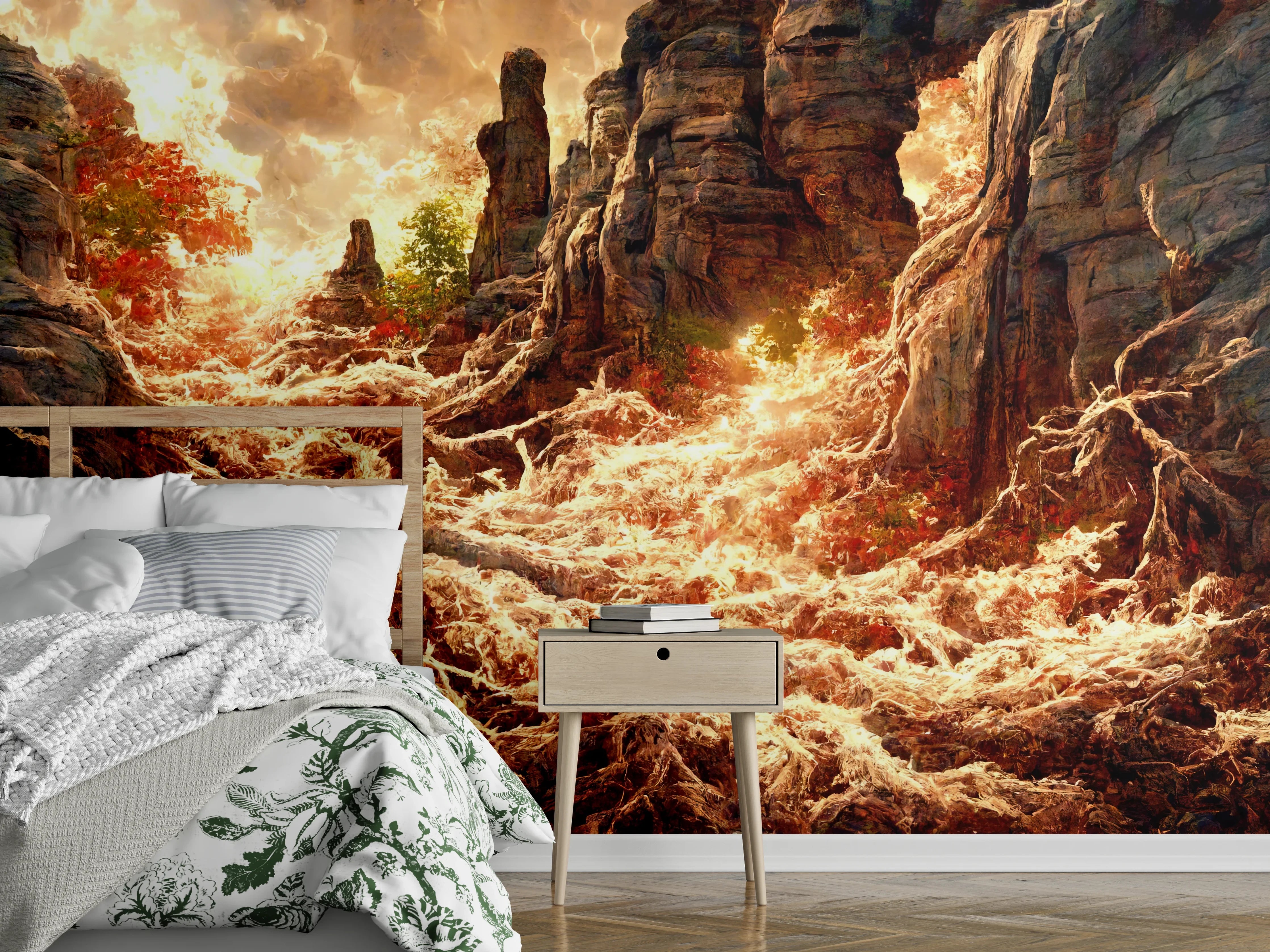 Wandverkleidung Schlafzimmer - Löschen