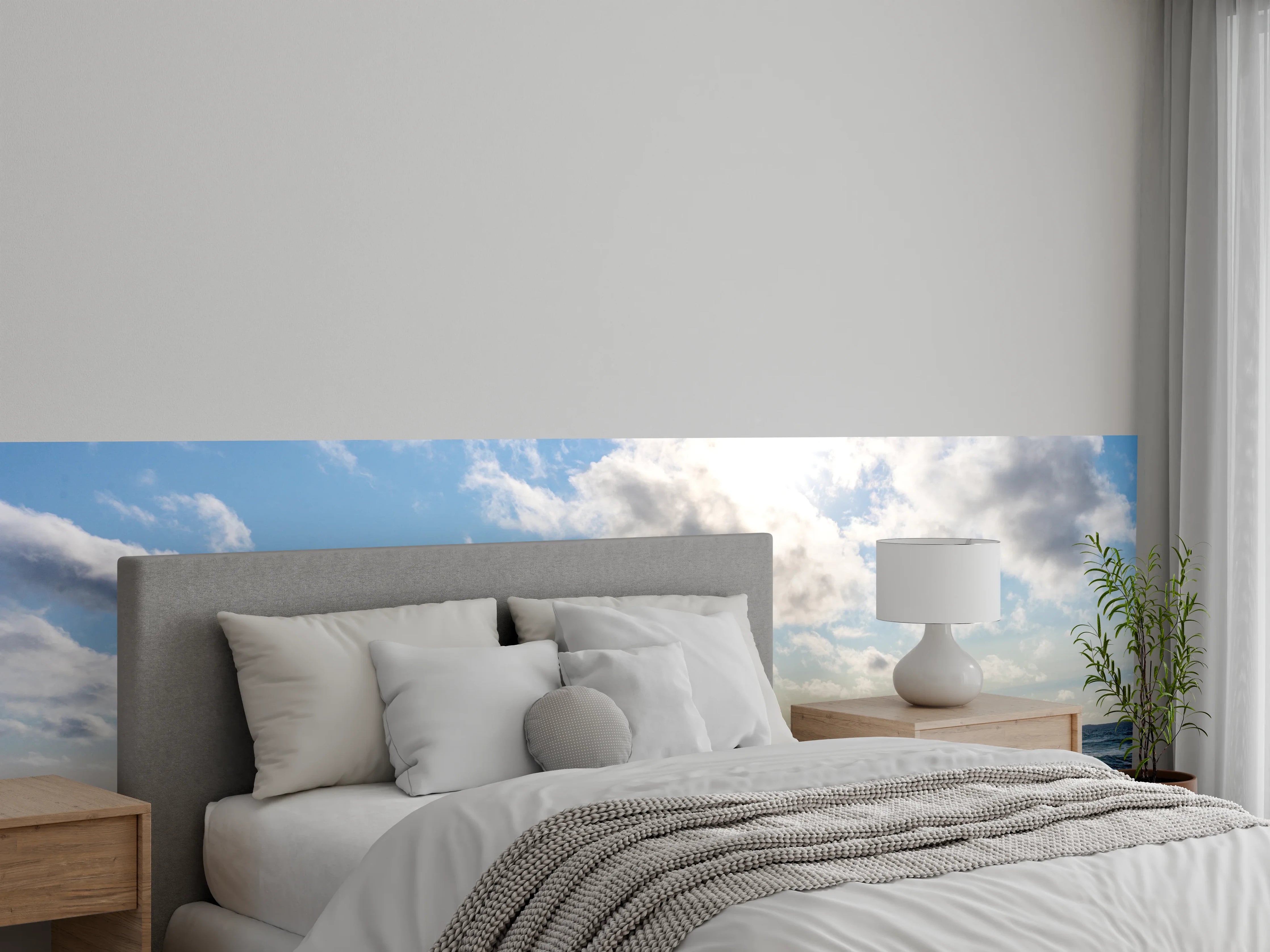 Wandverkleidung Schlafzimmer - Lübecker Bucht an der Ostsee