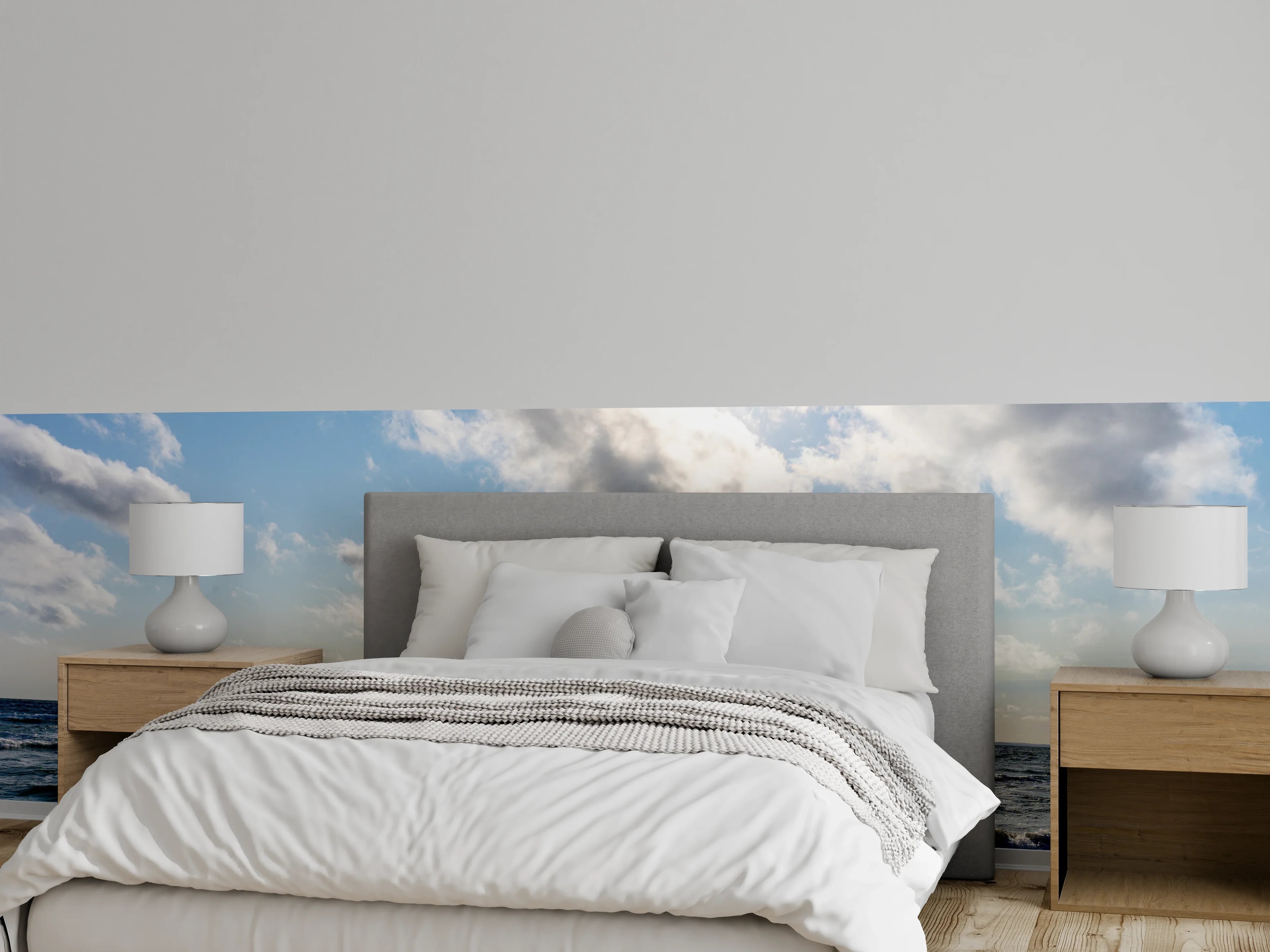Wandverkleidung Schlafzimmer - Lübecker Bucht an der Ostsee