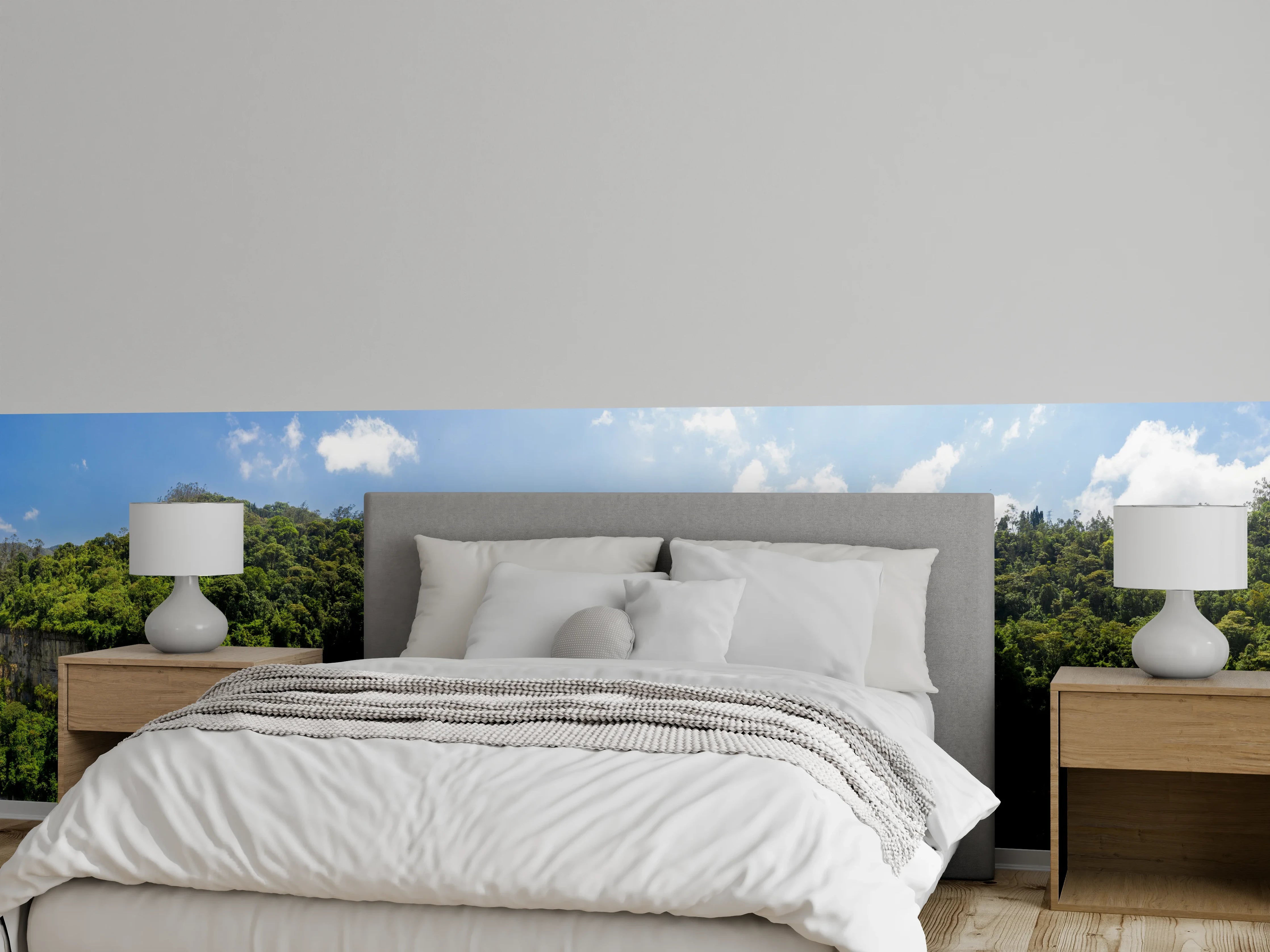 Wandverkleidung Schlafzimmer - Luftaufnahme von El Salto de Tequendama