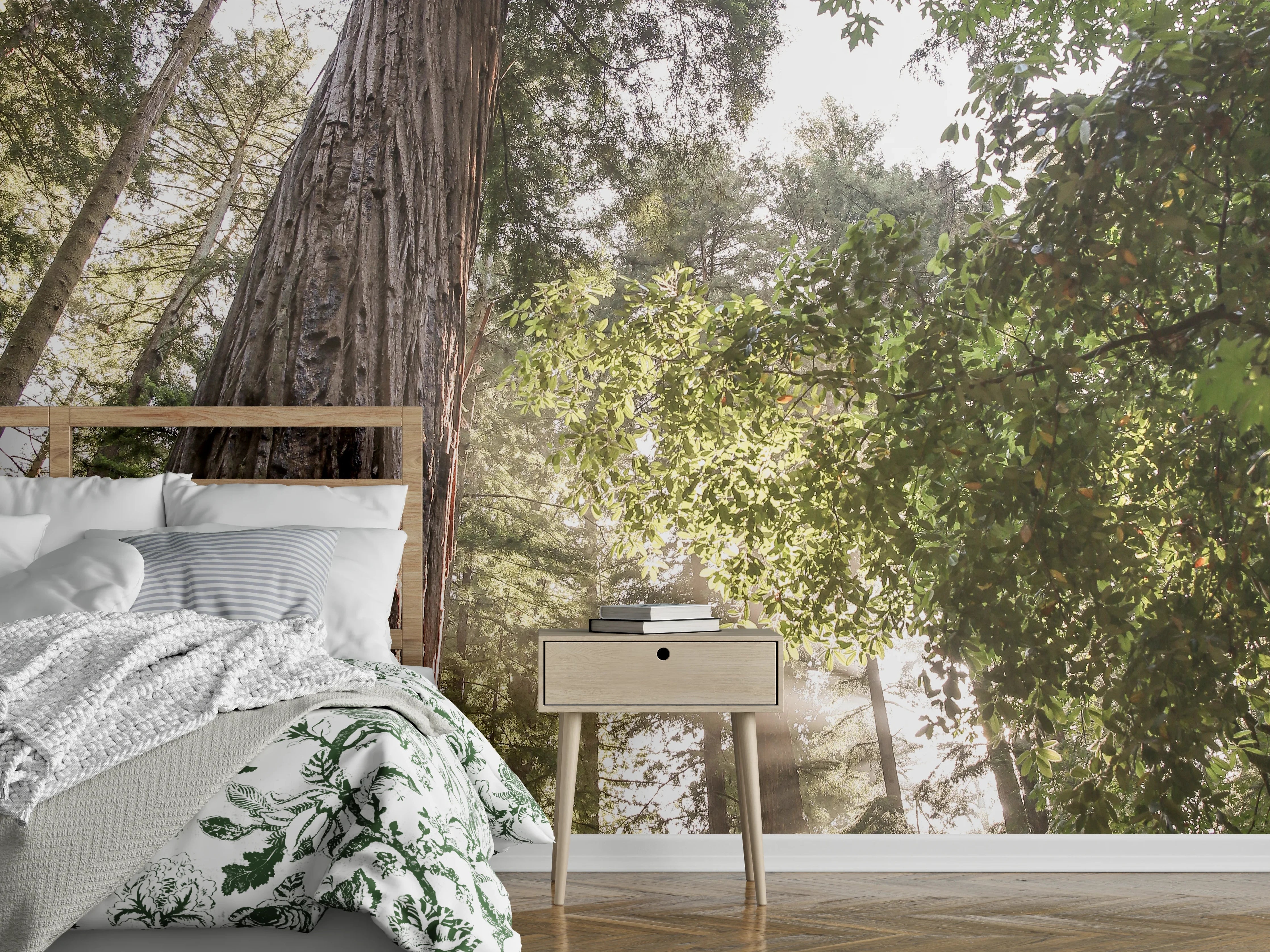 Wandverkleidung Schlafzimmer - Majestätische Wälder Naturfotografie