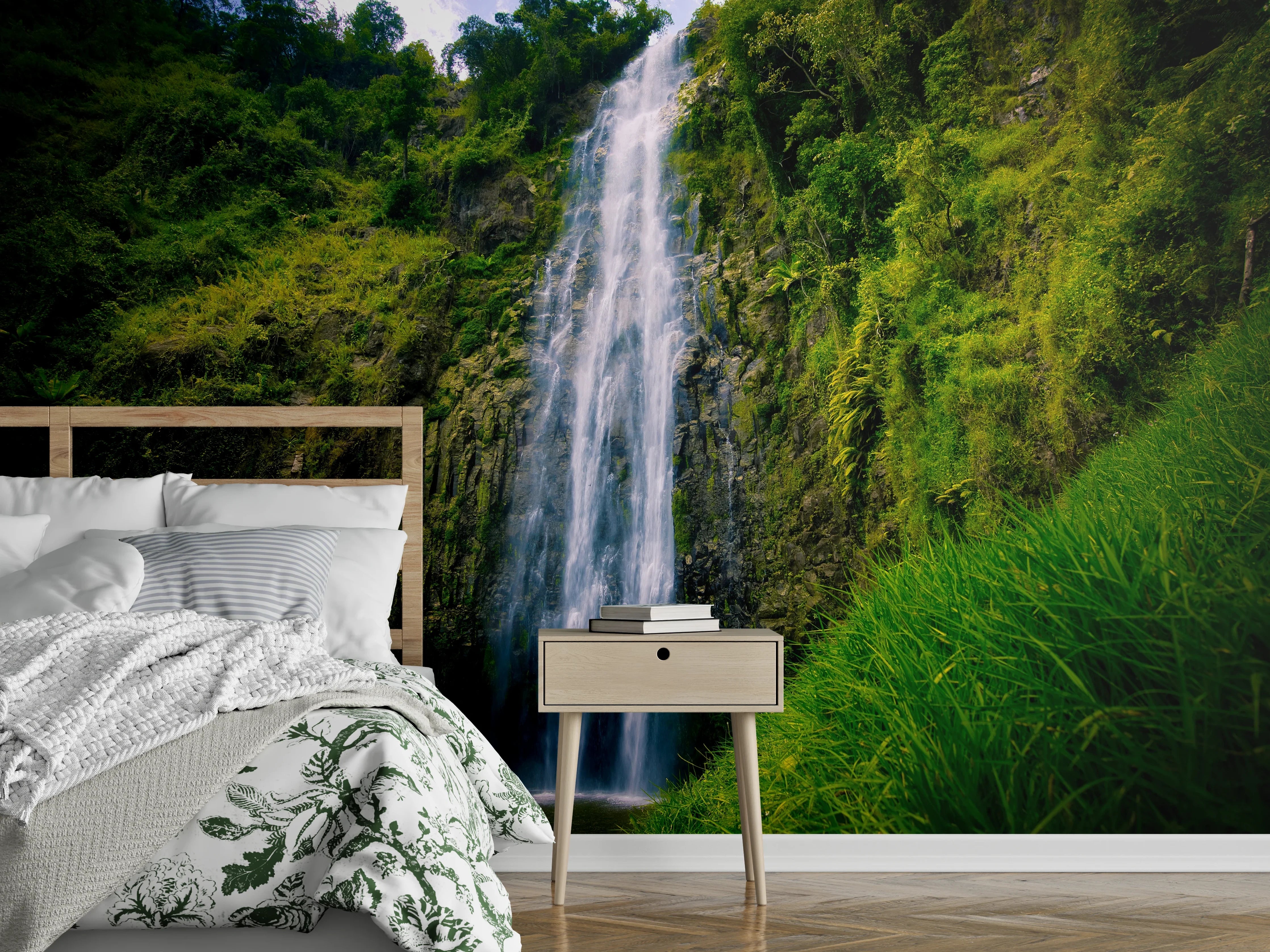 Wandverkleidung Schlafzimmer - Materuni Waterfall
