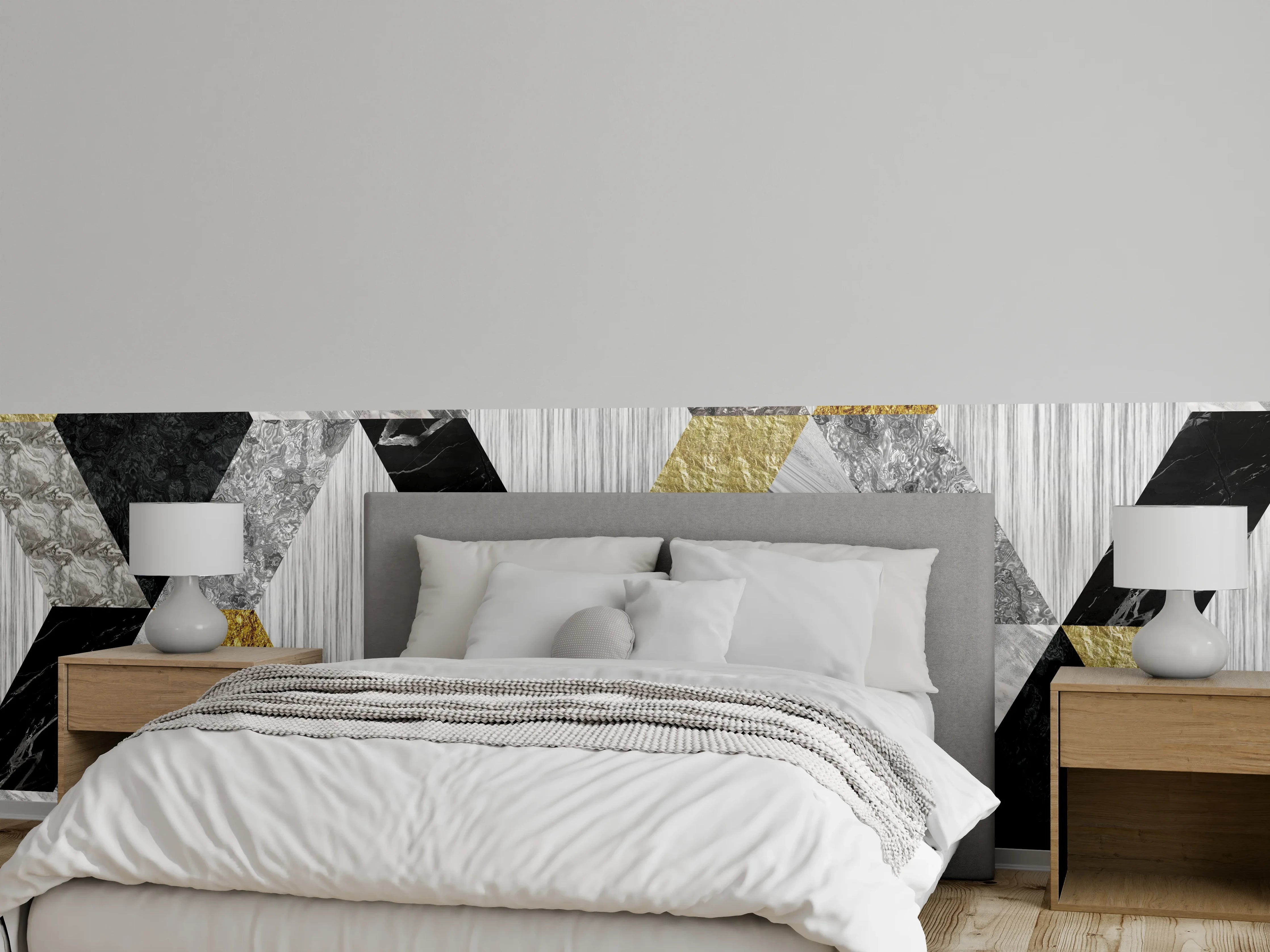 Wandverkleidung Schlafzimmer - Moderne Keramik Textur