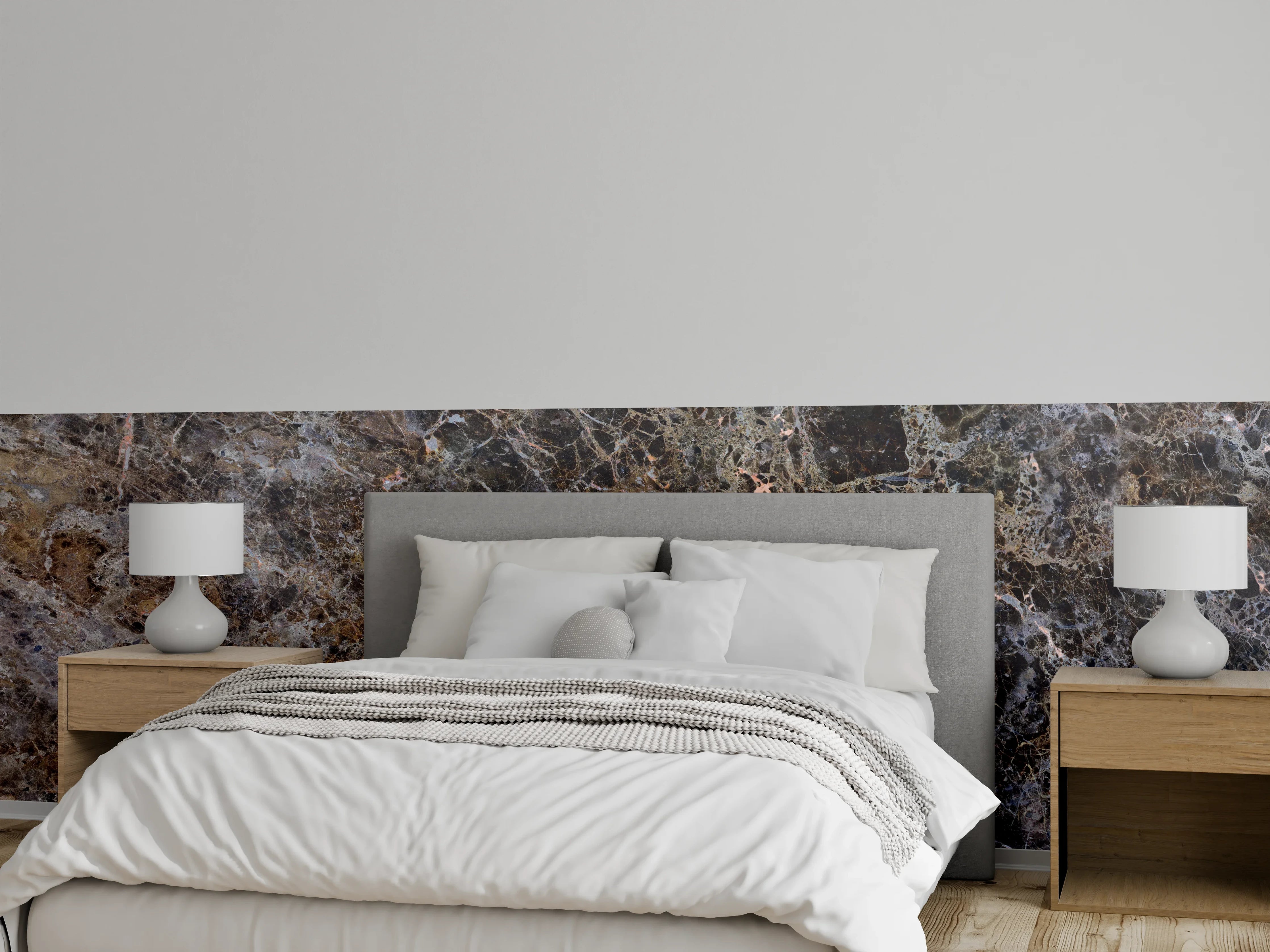 Wandverkleidung Schlafzimmer - Moderne Marmor Granit Textur