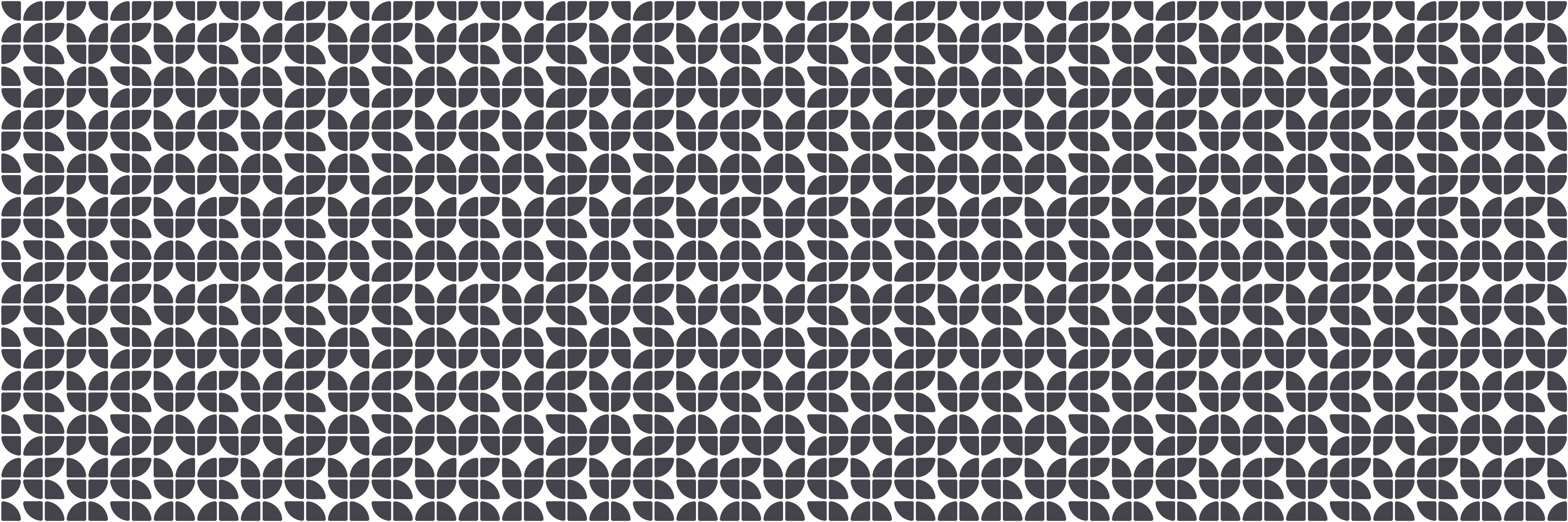 Wandverkleidung Schlafzimmer-Moderne geometrische Fliesenmuster in Schwarz-Weiß