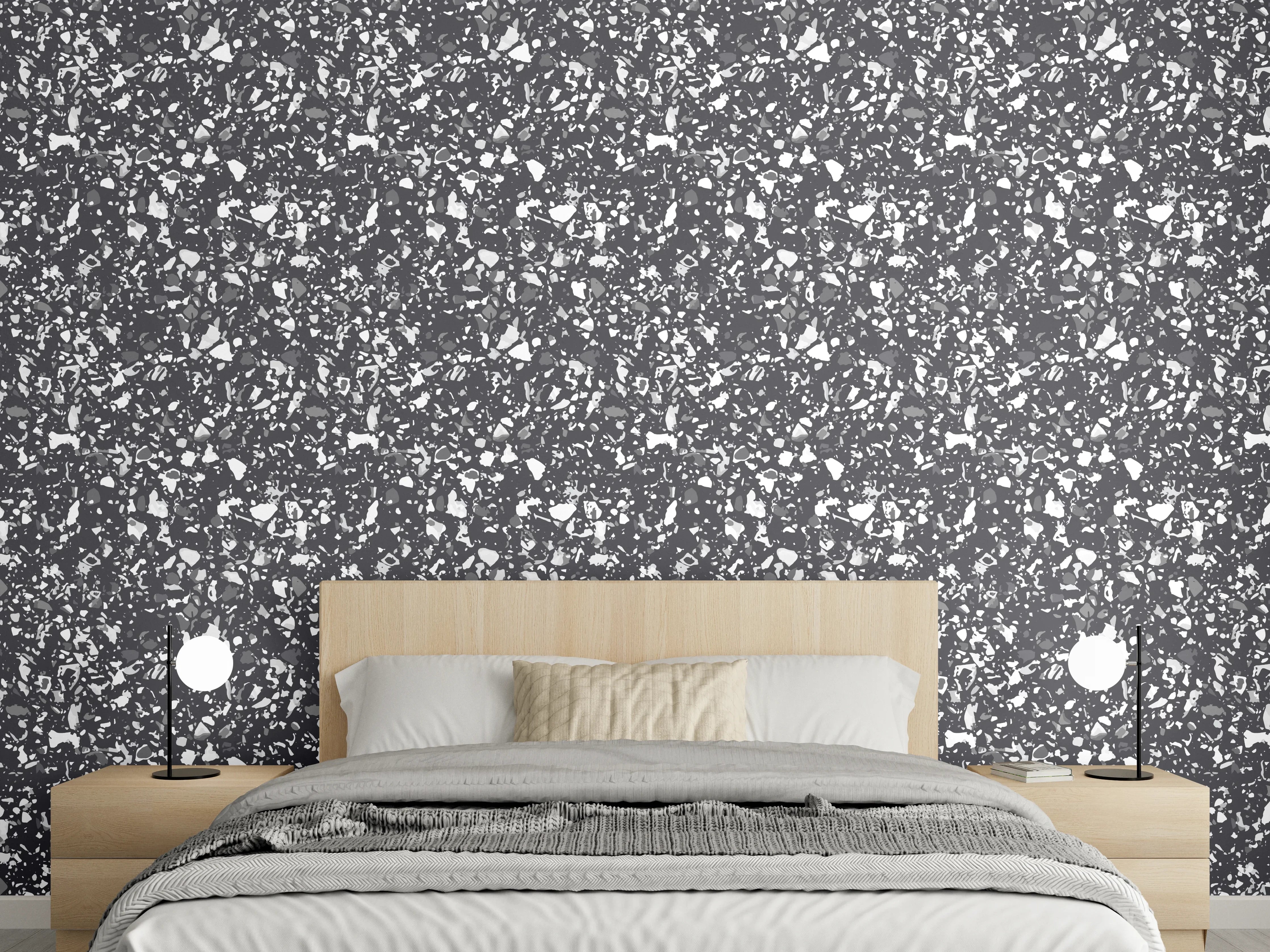 Wandverkleidung Schlafzimmer - Moderner, schlichter Oberflächenstruktur