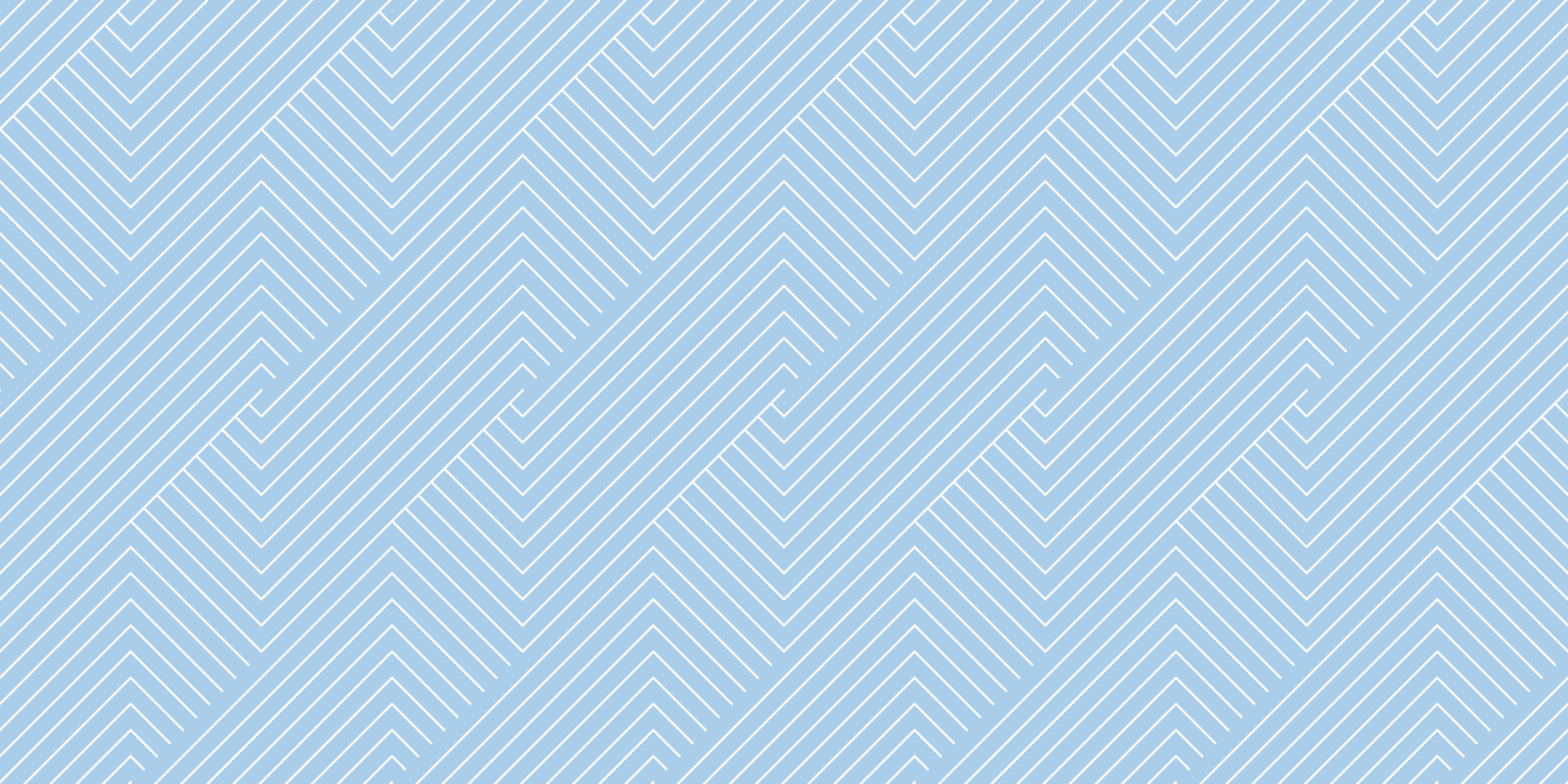 Wandverkleidung Schlafzimmer-Modernes Zickzack-Muster in Hellblau