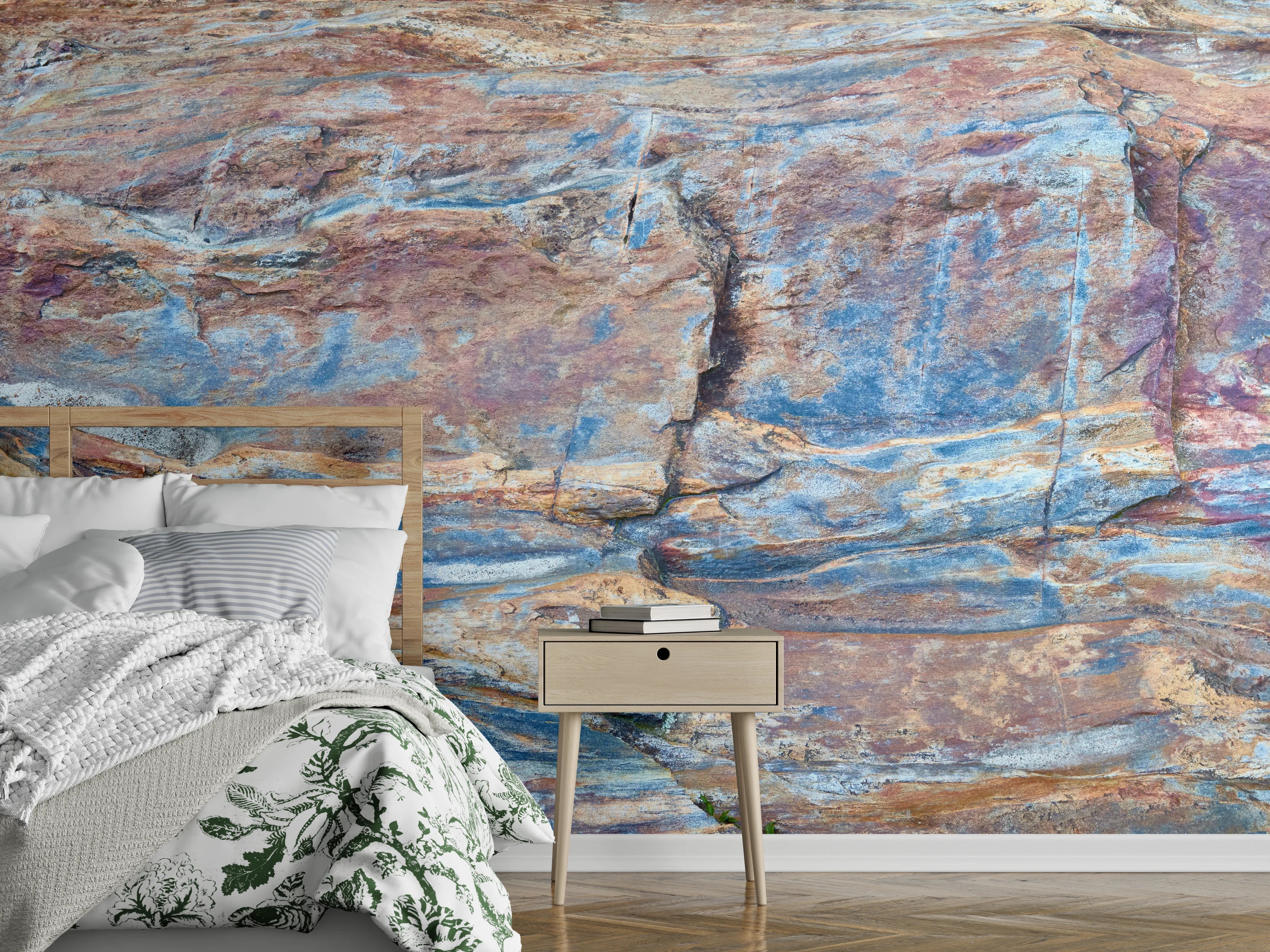 Wandverkleidung Schlafzimmer - Nahaufnahme Verzasca River