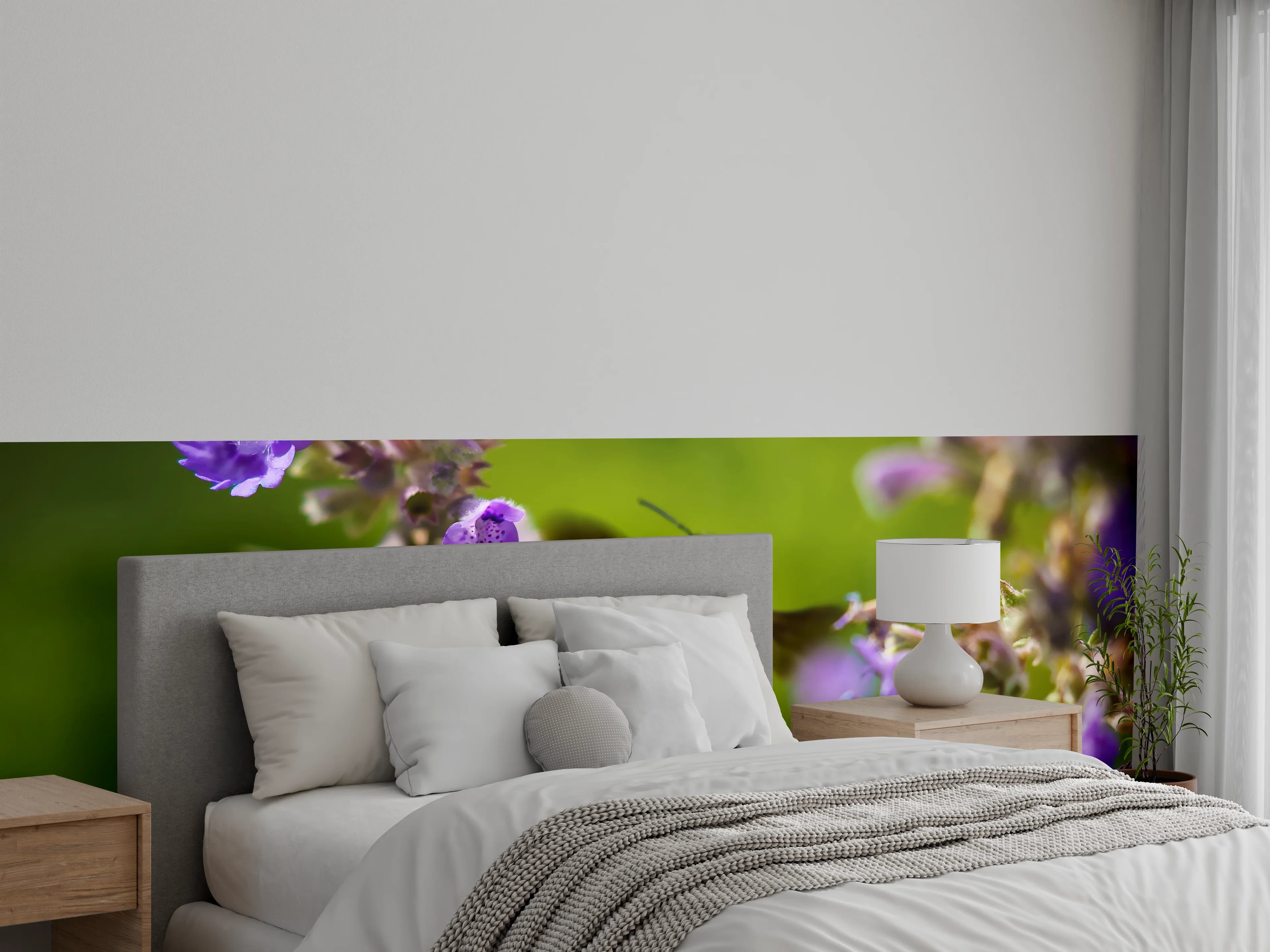 Wandverkleidung Schlafzimmer - Nahaufnahme einer Honigbiene