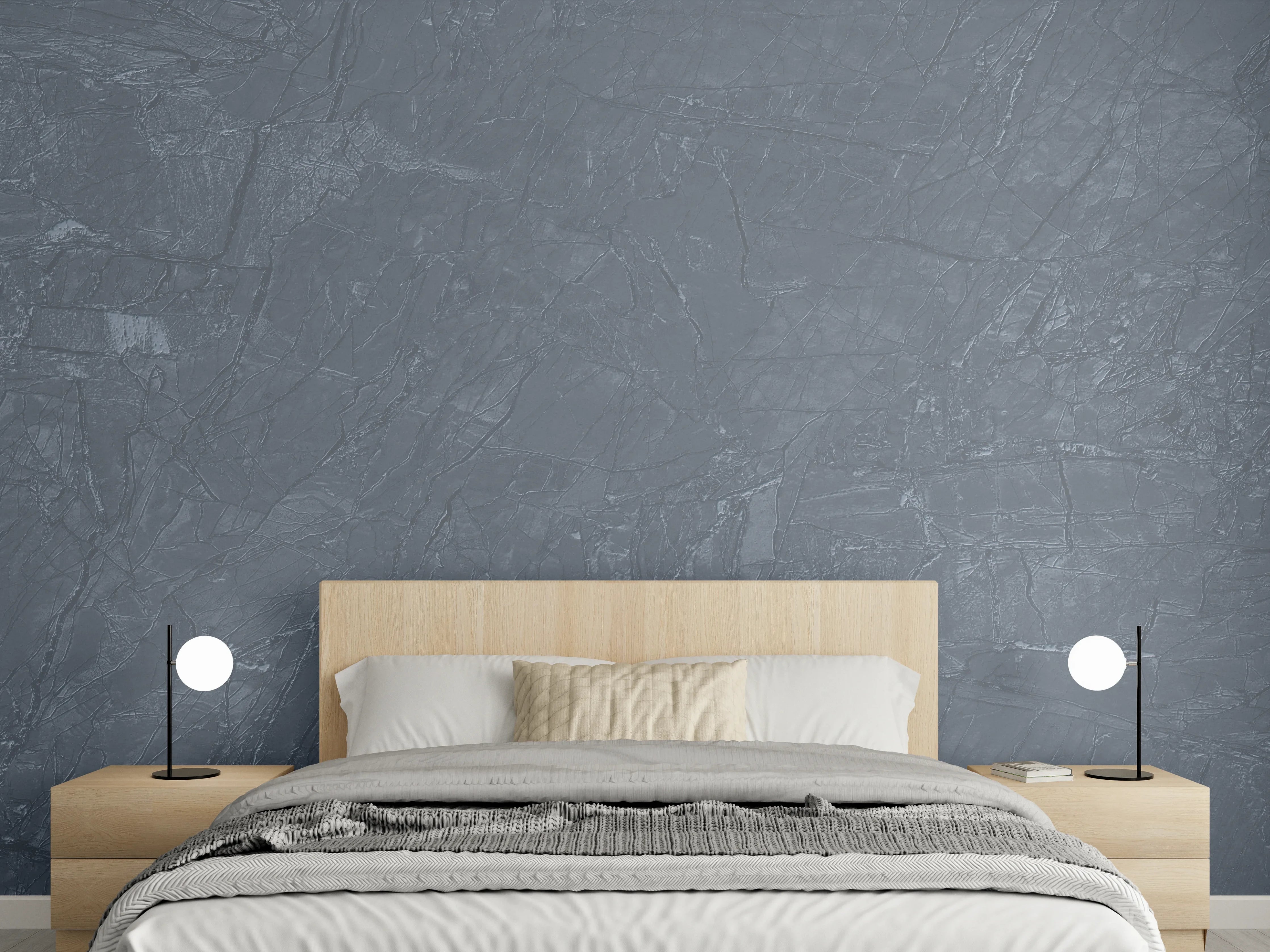 Wandverkleidung Schlafzimmer - Natürliche Mamortextur