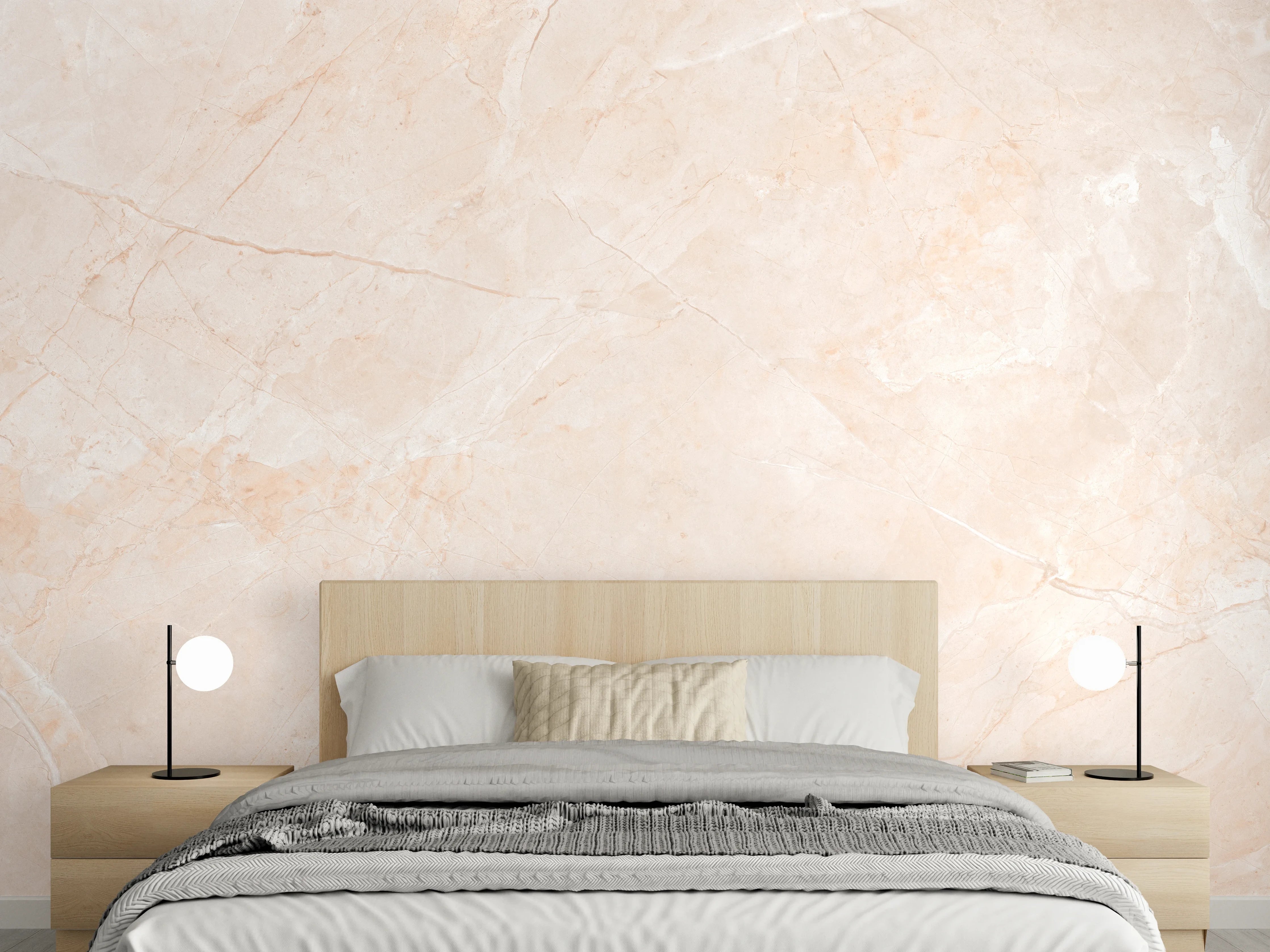 Wandverkleidung Schlafzimmer - Natürlicher Sandstein - Granit