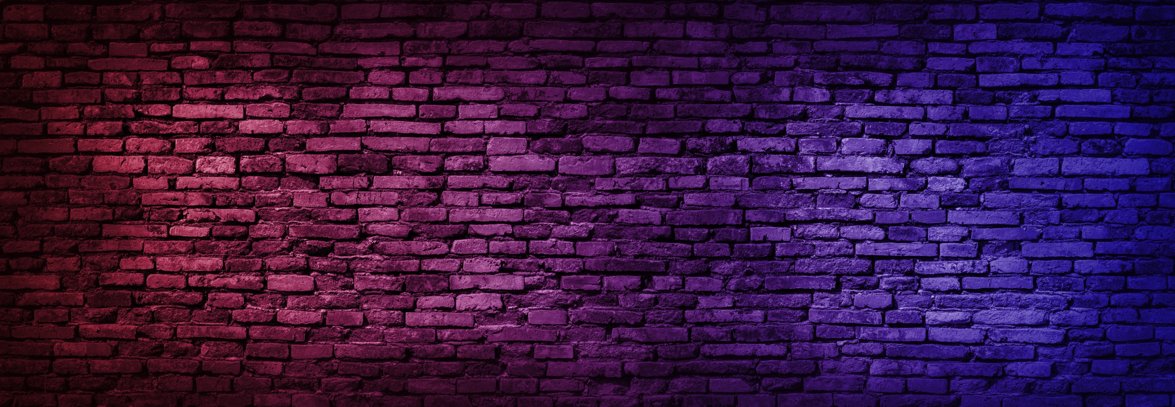 Wandverkleidung Schlafzimmer-Neonlicht auf Ziegelwand