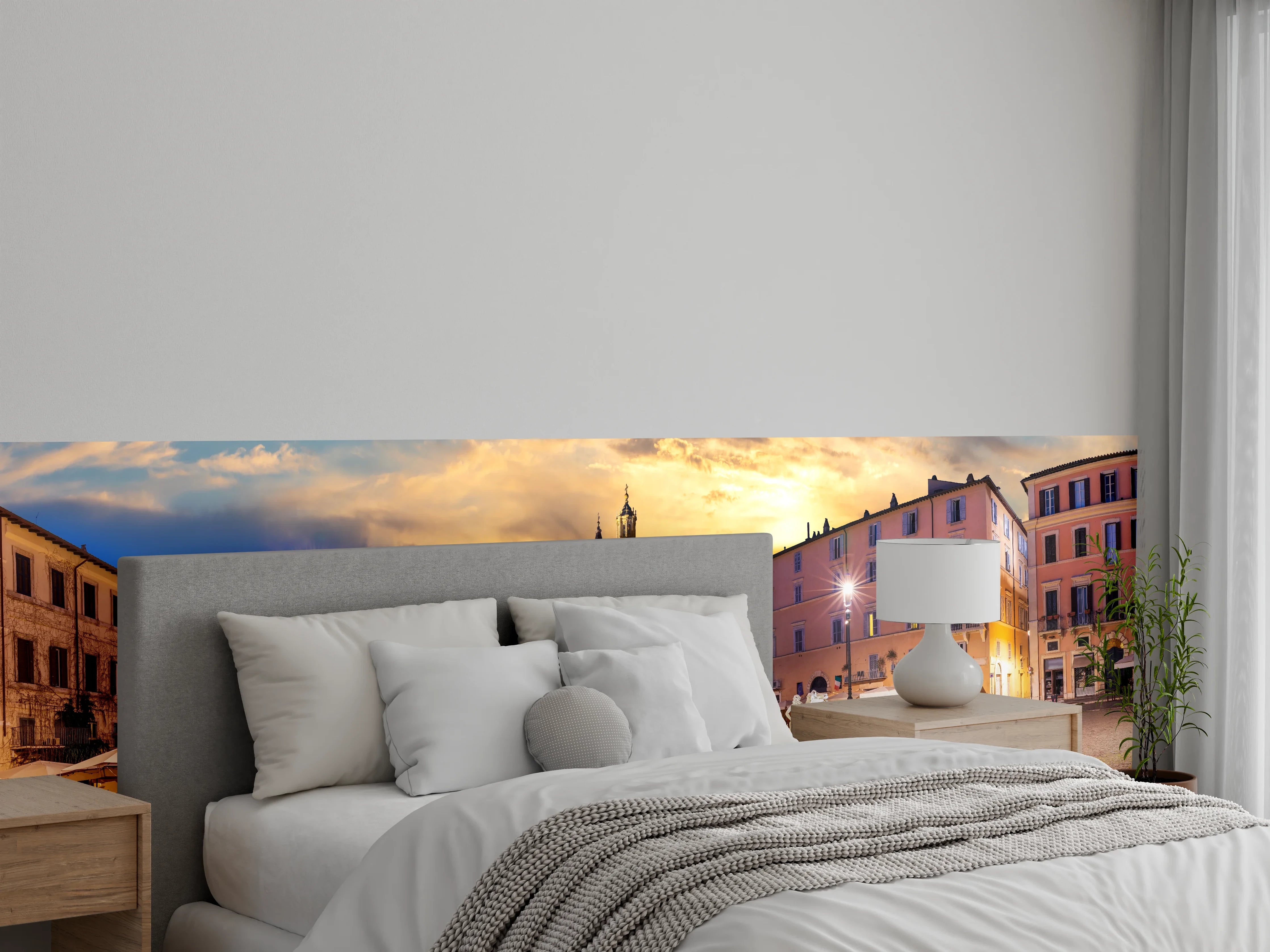 Wandverkleidung Schlafzimmer - Neptunbrunnen auf der Piazza Navona