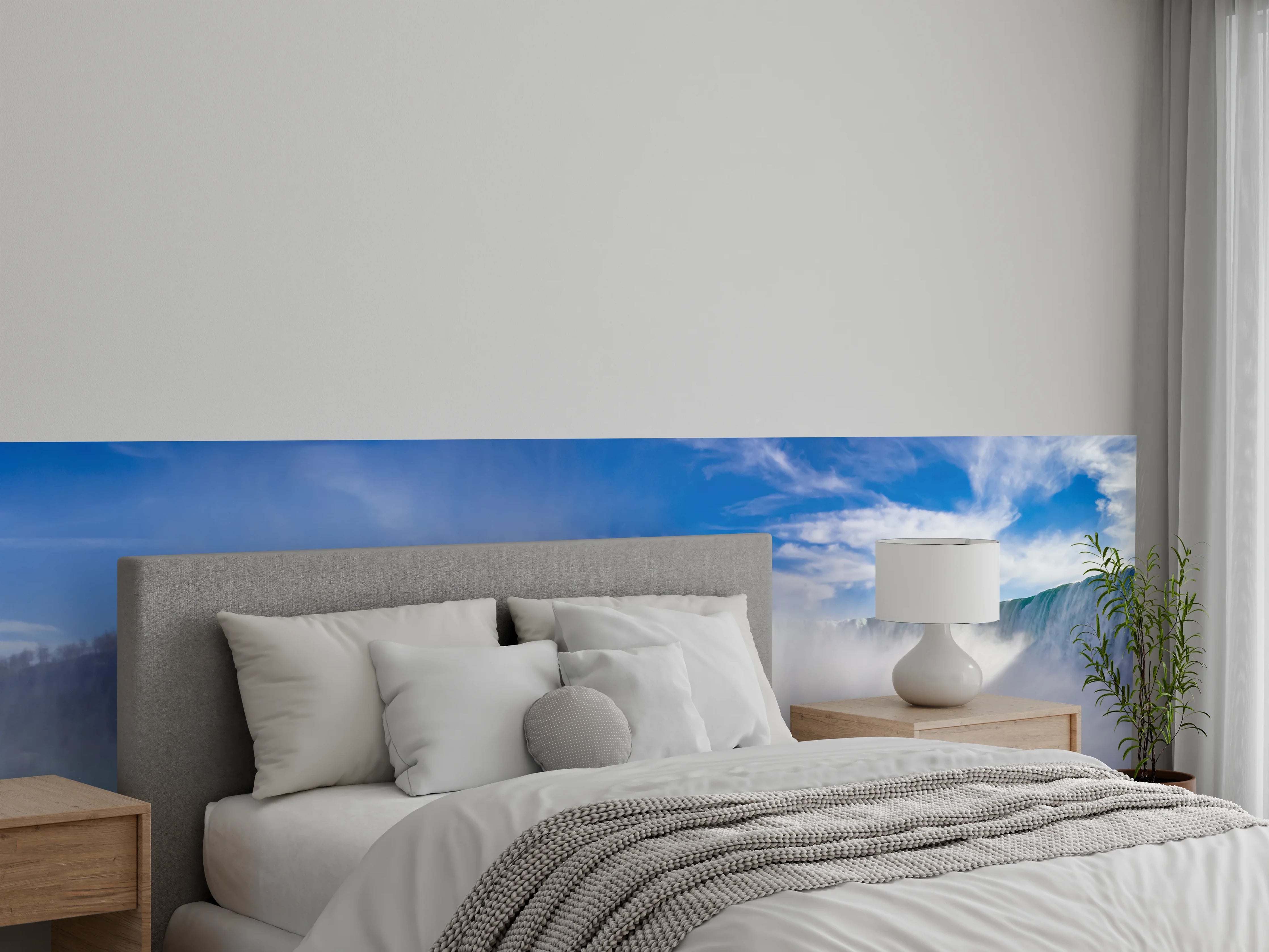 Wandverkleidung Schlafzimmer - Niagara Wasserfälle