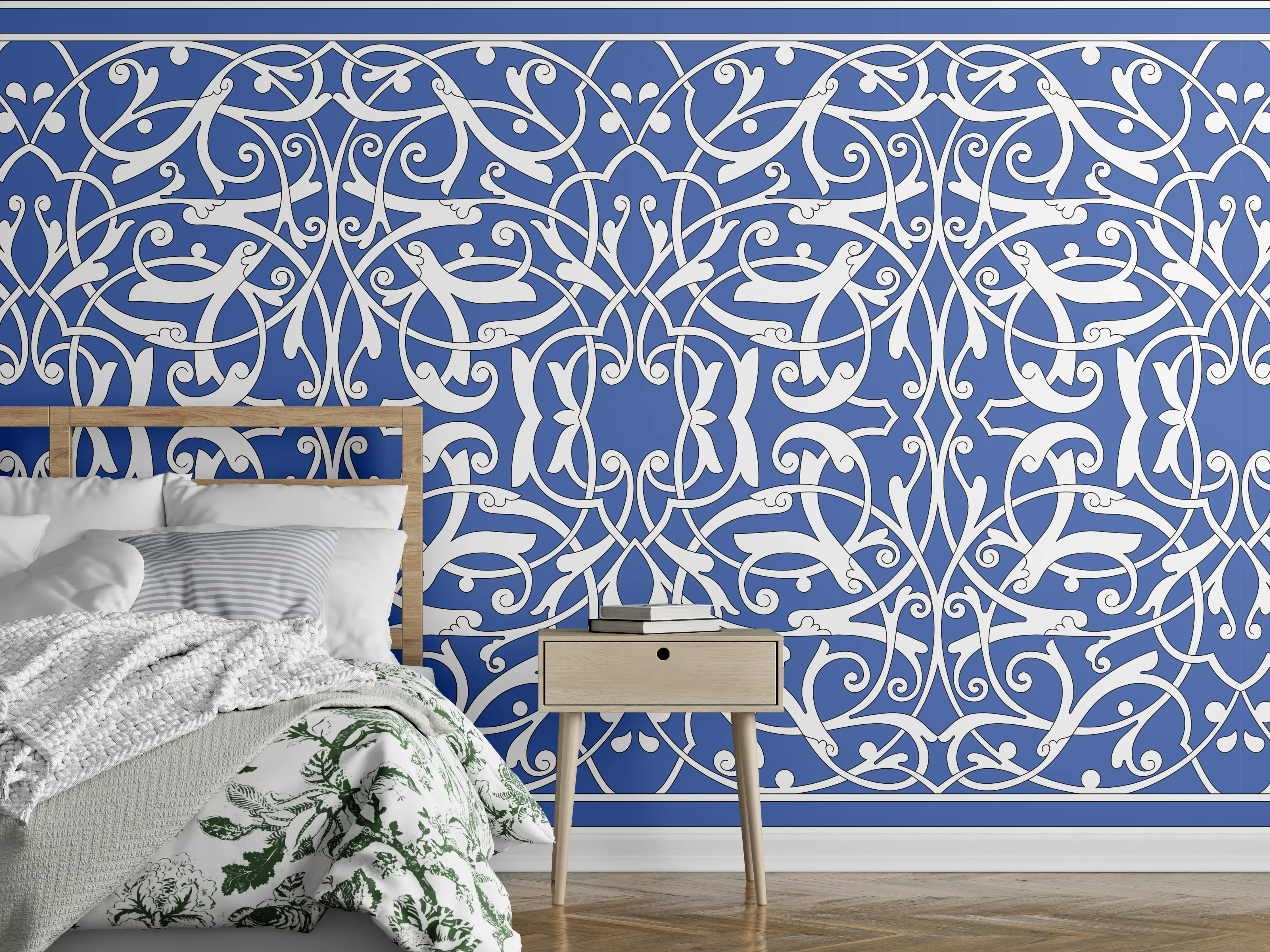 Wandverkleidung Schlafzimmer - Orientalische Fliesen 2