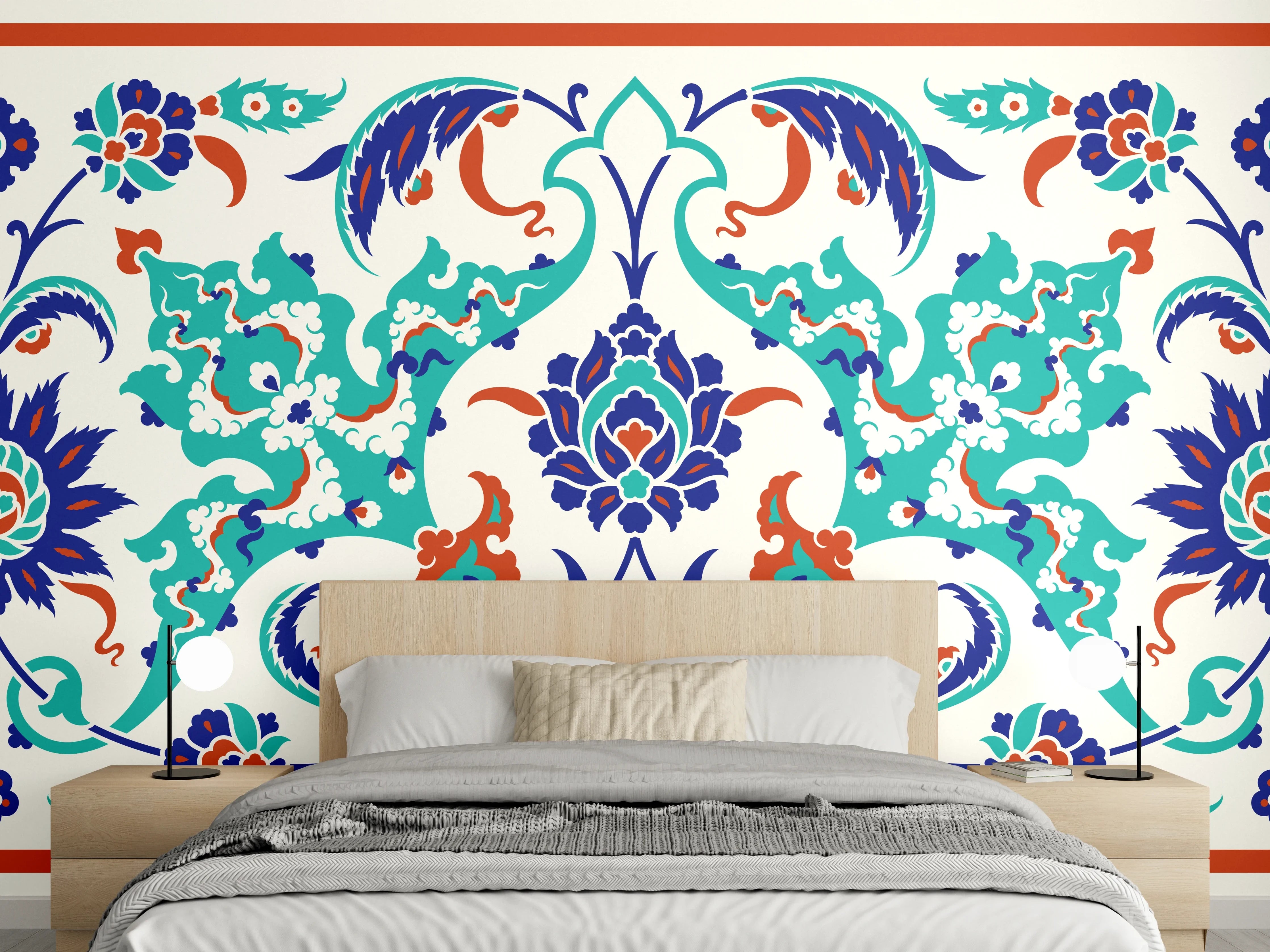 Wandverkleidung Schlafzimmer - Orientalische Fliesen