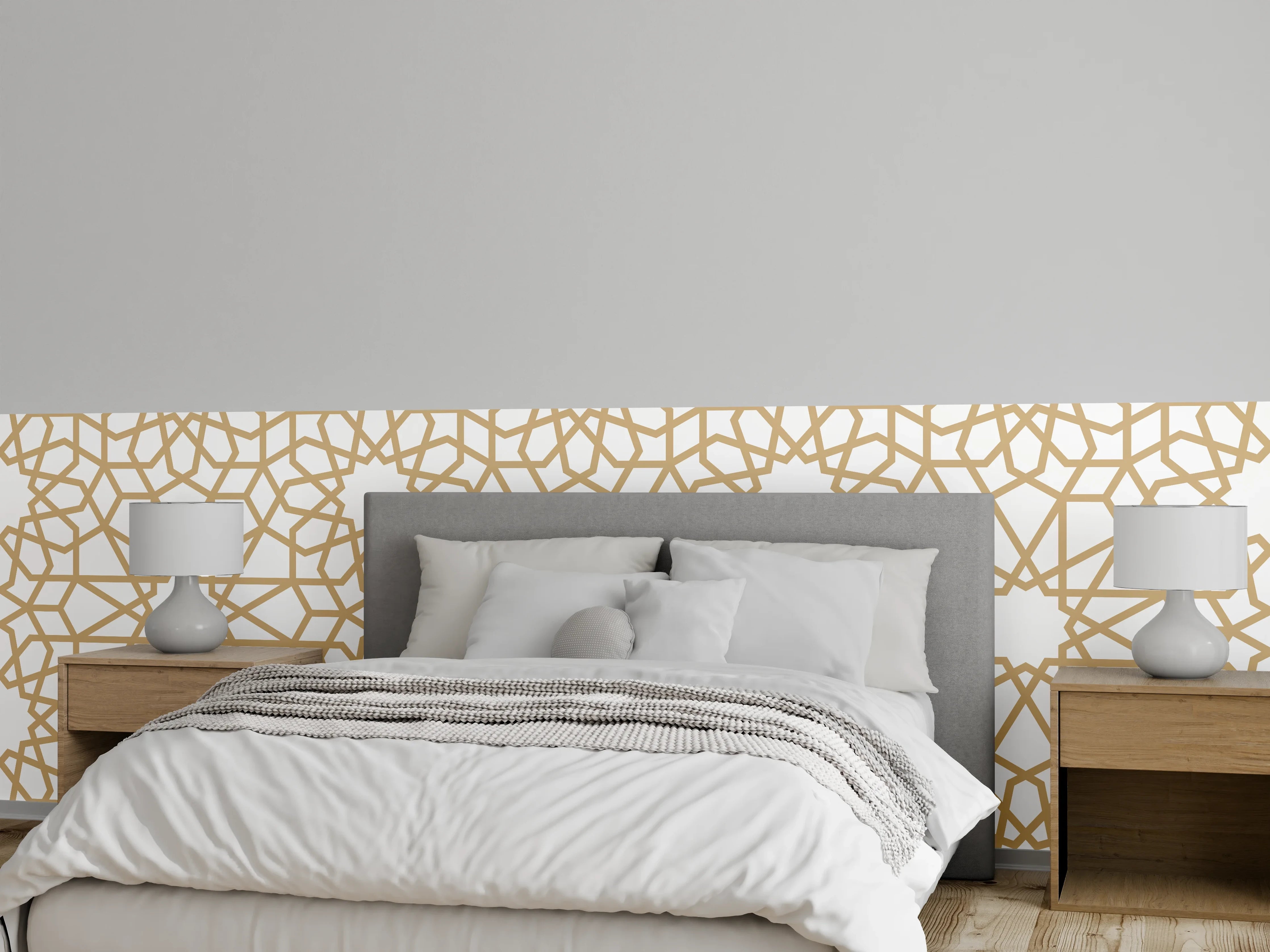 Wandverkleidung Schlafzimmer - Orientalische Muster 2