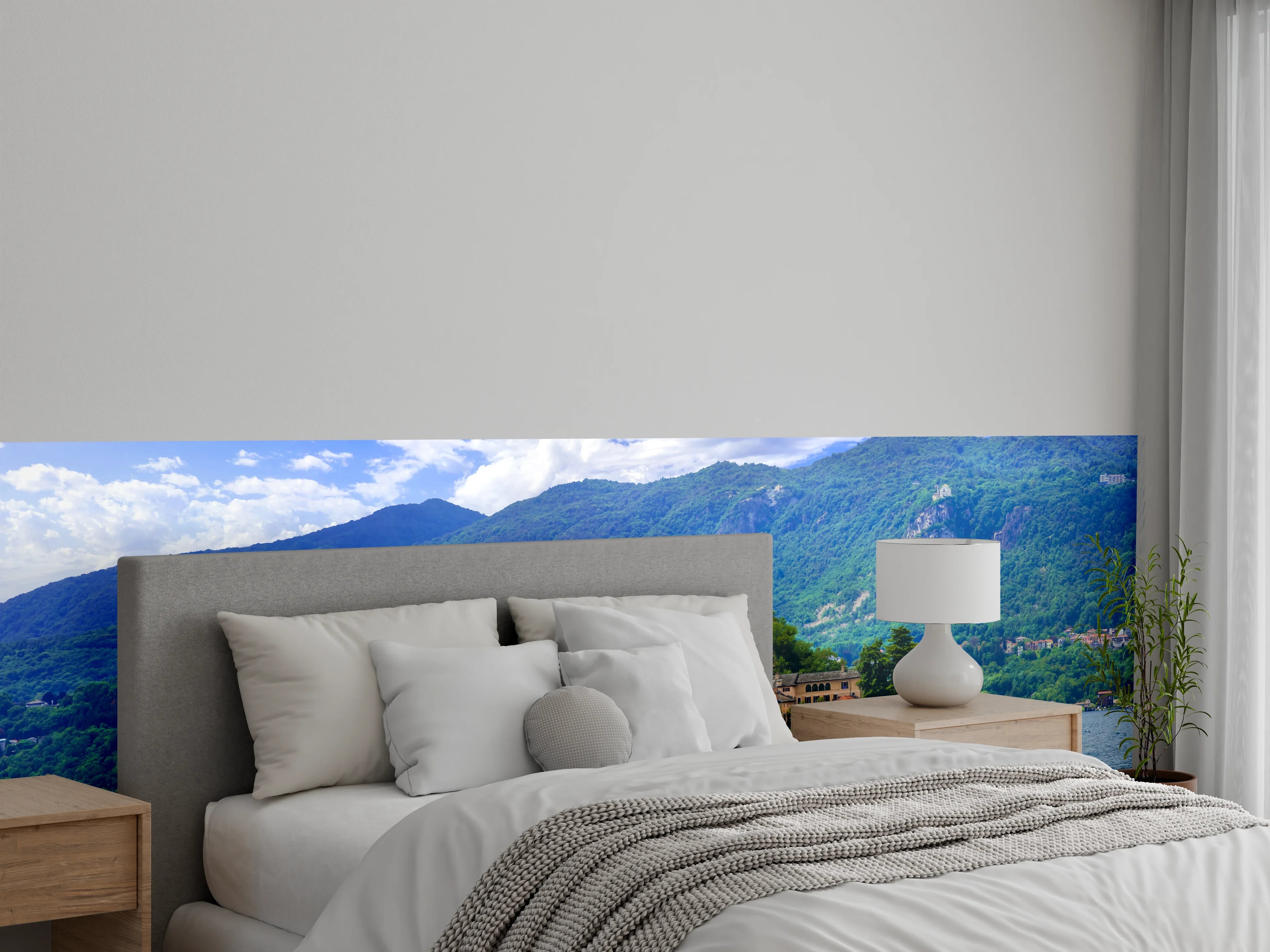 Wandverkleidung Schlafzimmer - Ortasee - Italien
