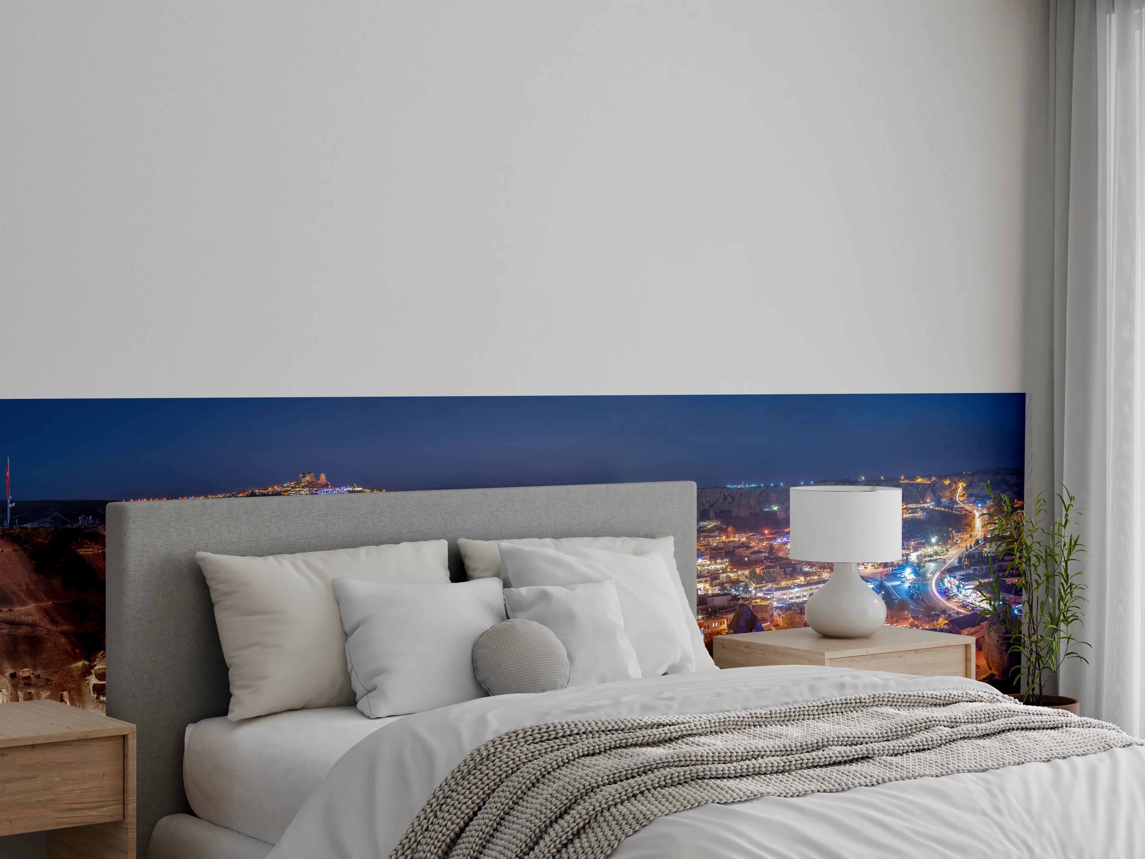 Wandverkleidung Schlafzimmer - Panorama auf Göreme - Kapadokien