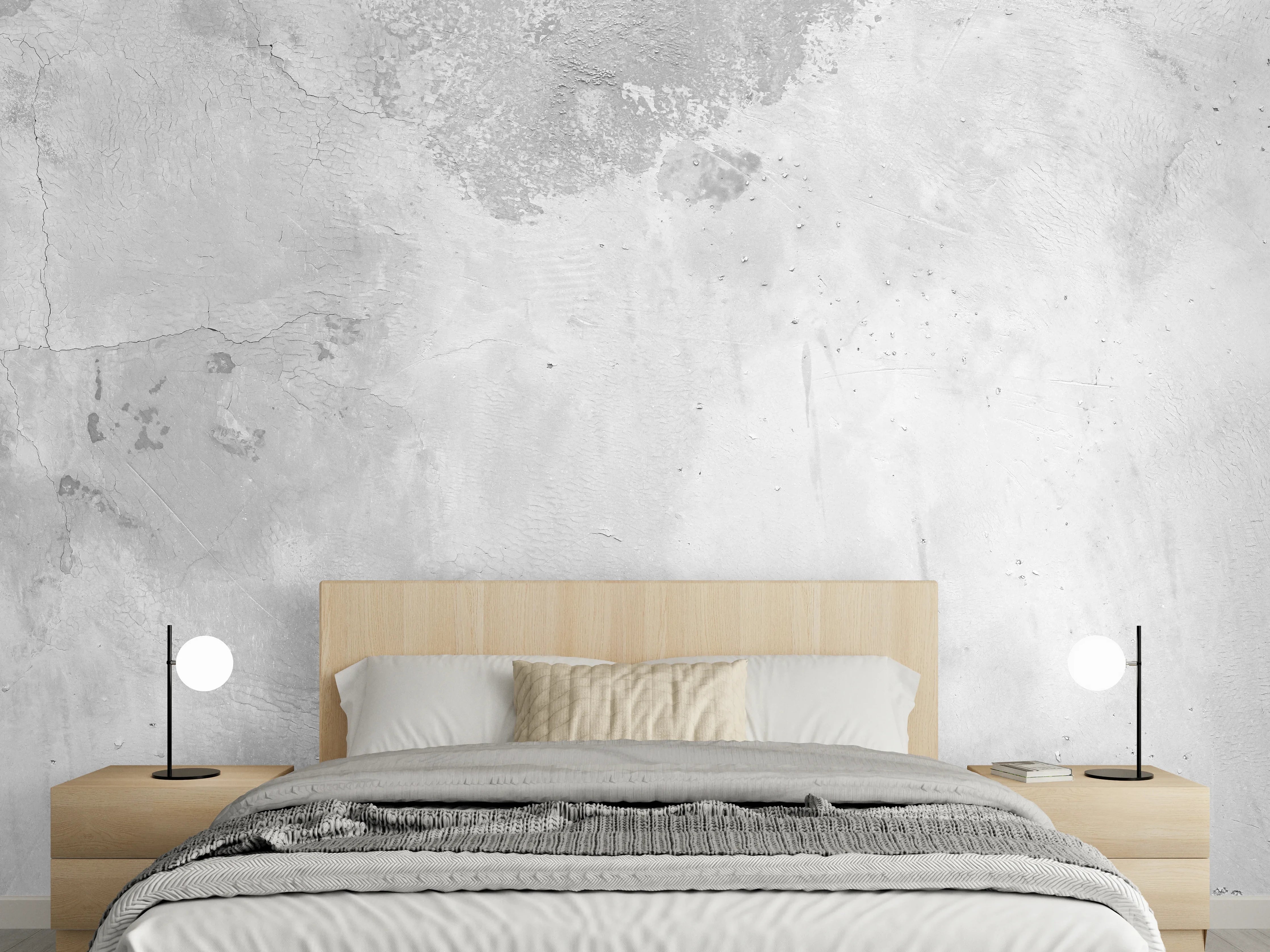 Wandverkleidung Schlafzimmer - Panorama einer alten Betonwand