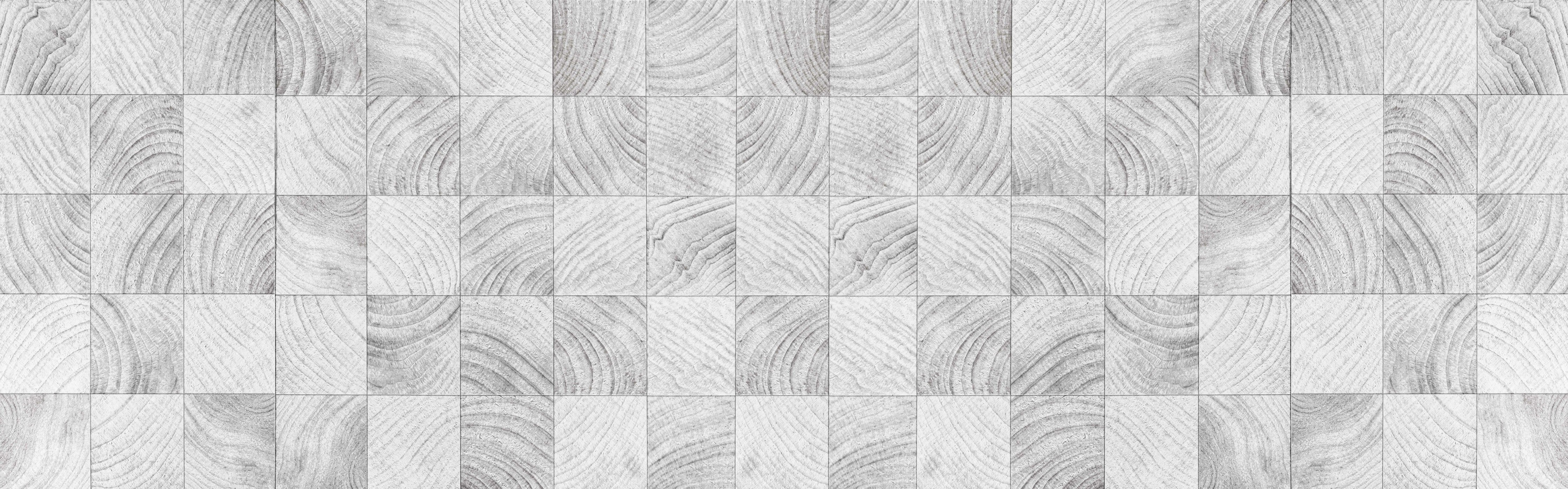 Wandverkleidung Schlafzimmer-Quadratische Holzartige Fliesen