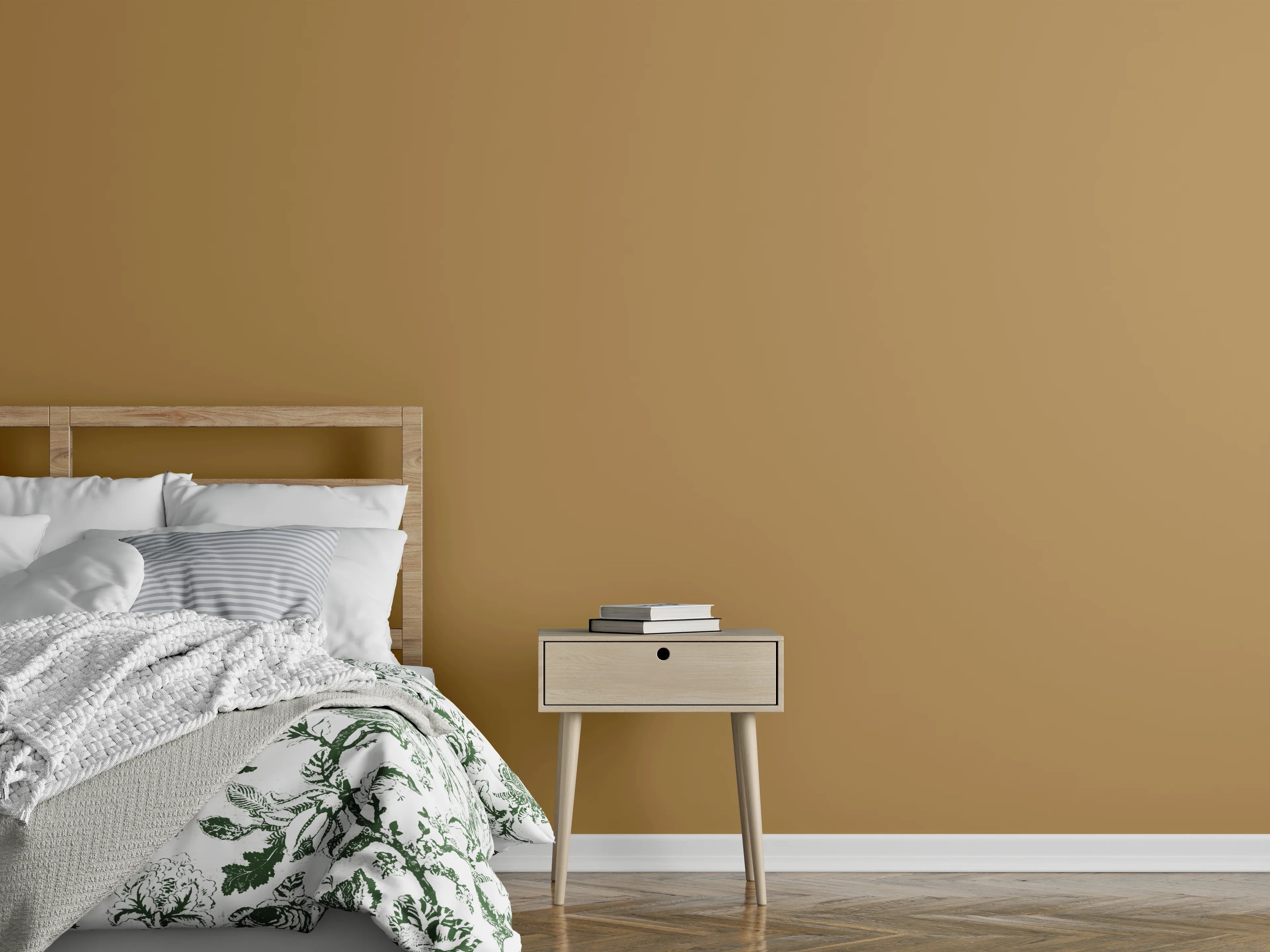 Wandverkleidung Schlafzimmer - RAL 1011 (Braunbeige)