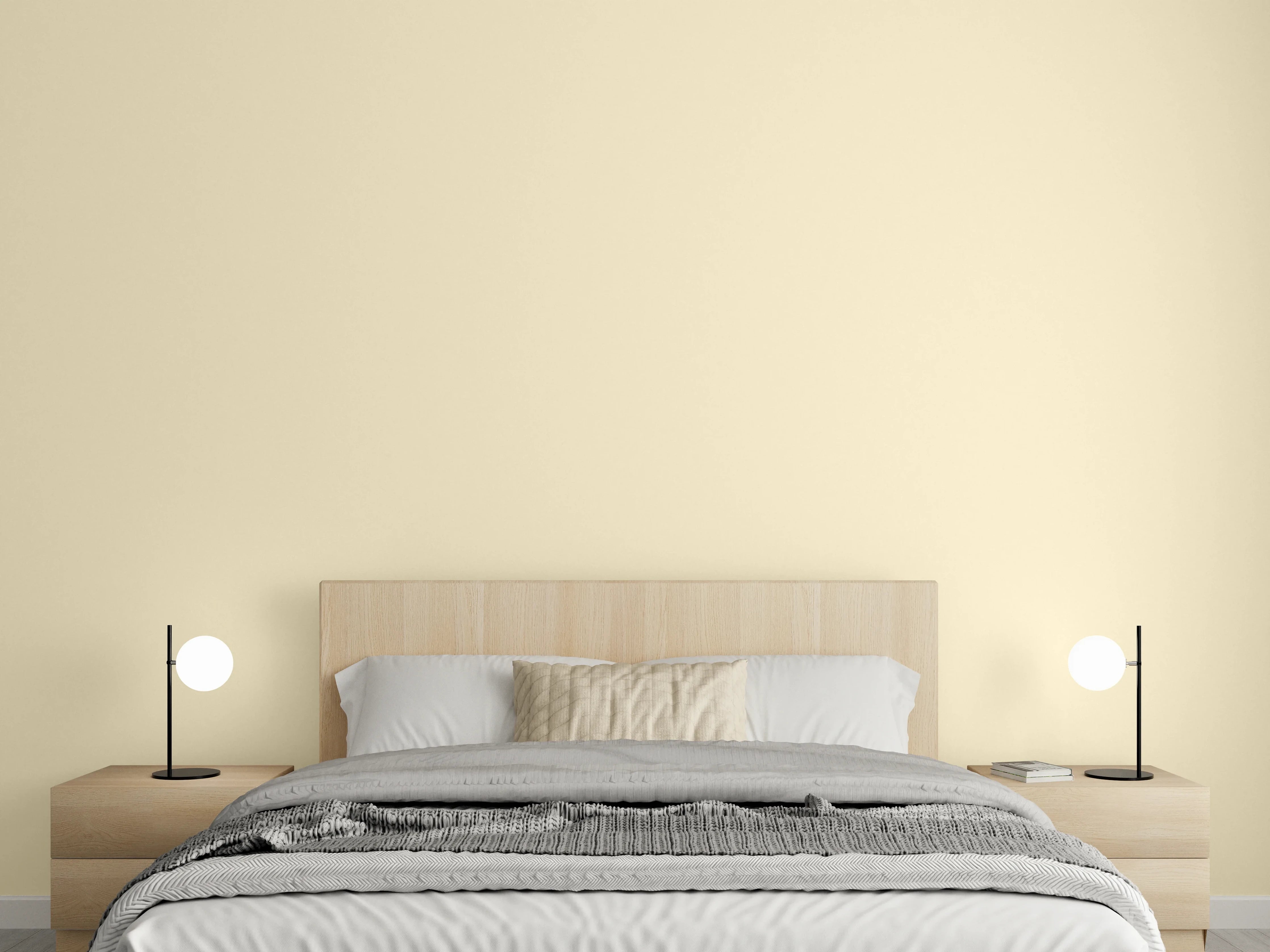 Wandverkleidung Schlafzimmer - RAL 1015 (Hellelfenbein)