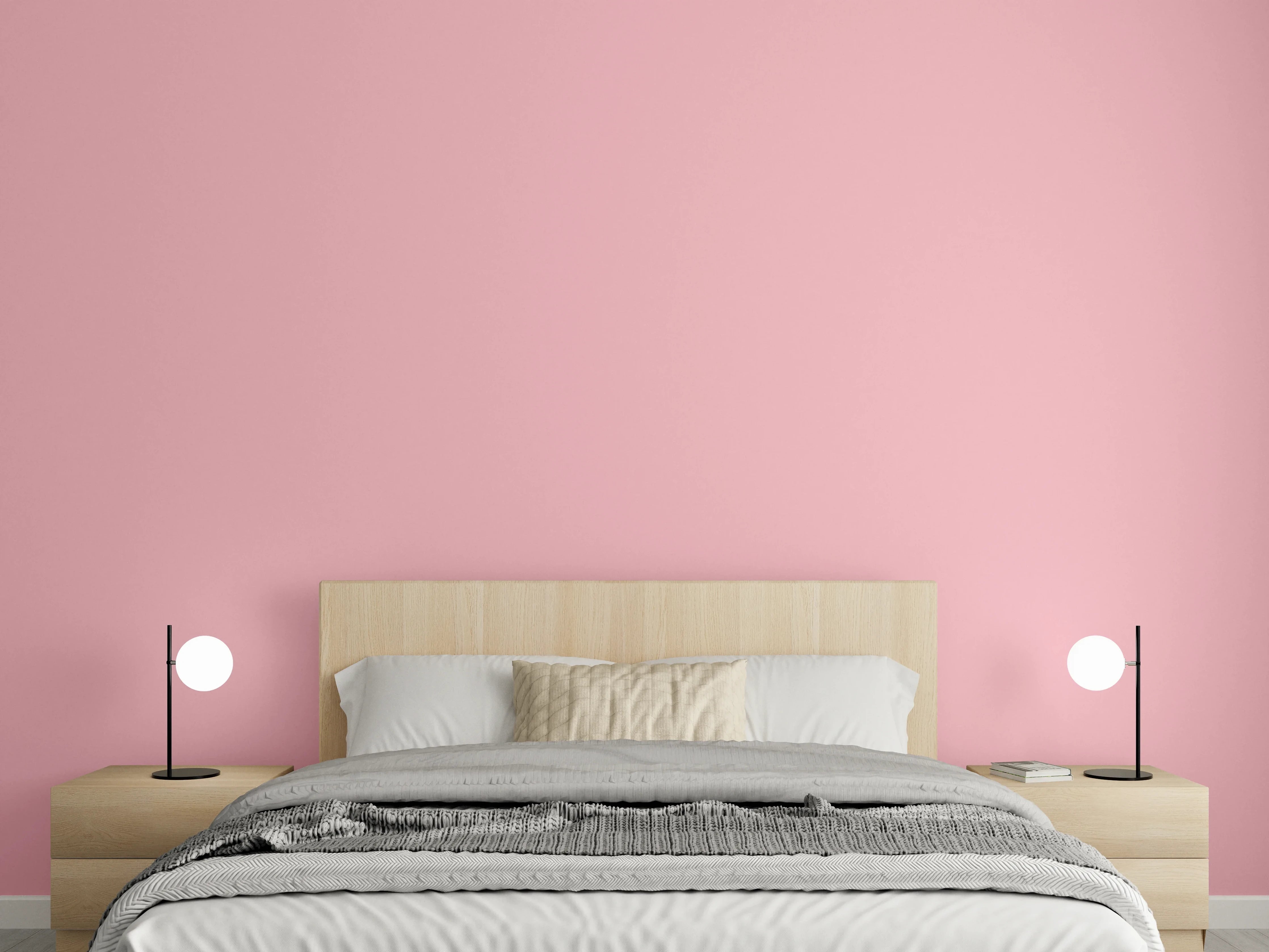 Wandverkleidung Schlafzimmer - RAL 3015 (Hellrosa)