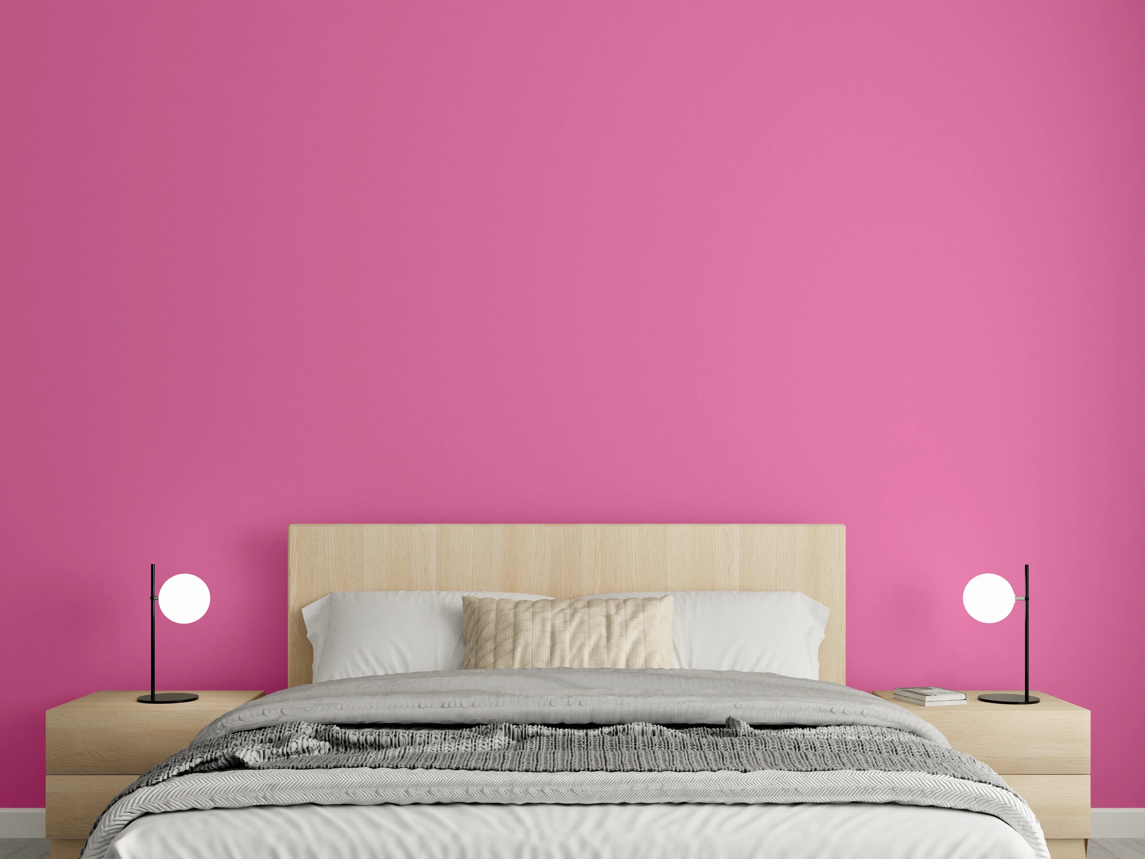 Wandverkleidung Schlafzimmer - RAL 4003 (Violett