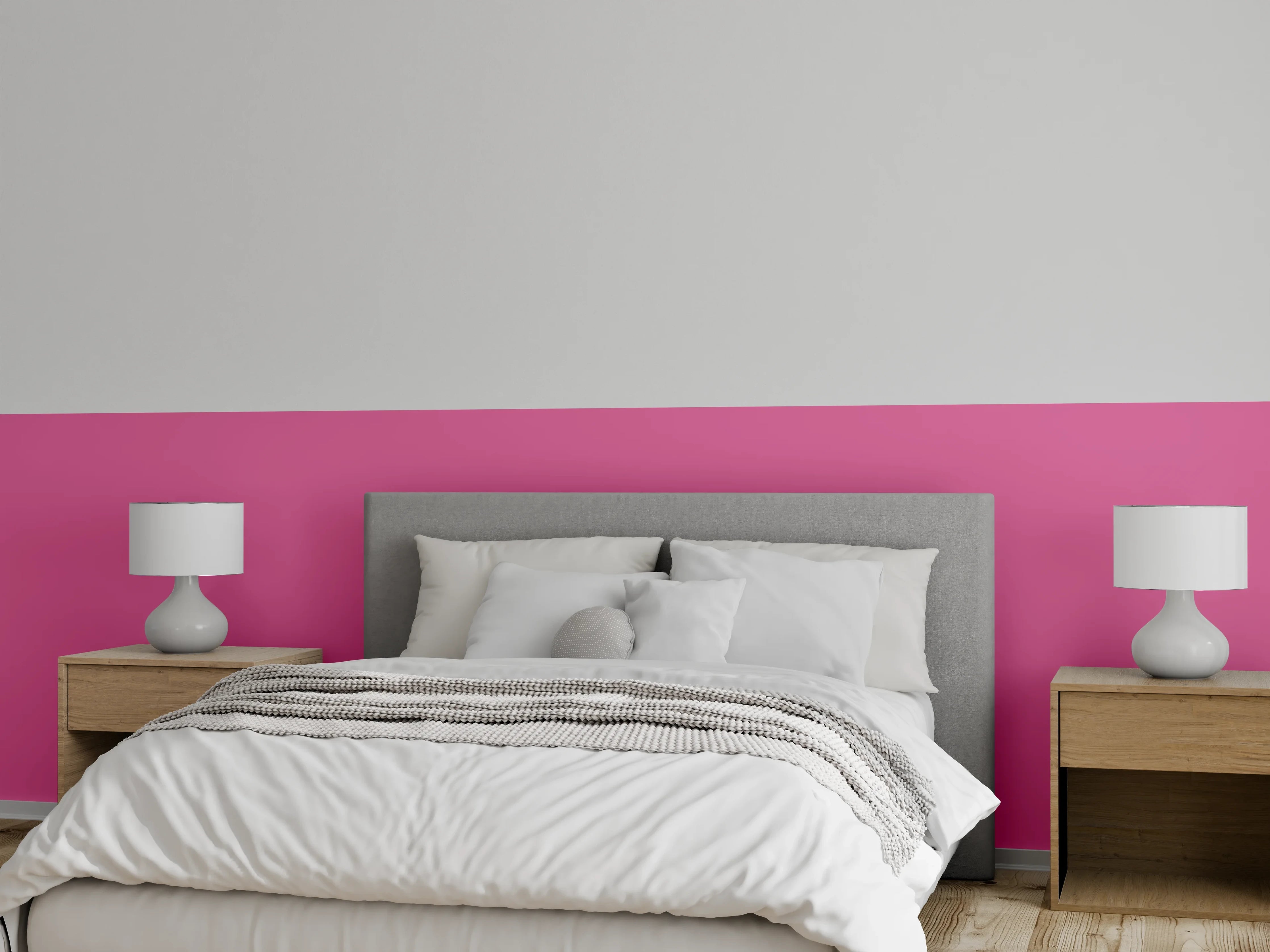 Wandverkleidung Schlafzimmer - RAL 4003 (Violett