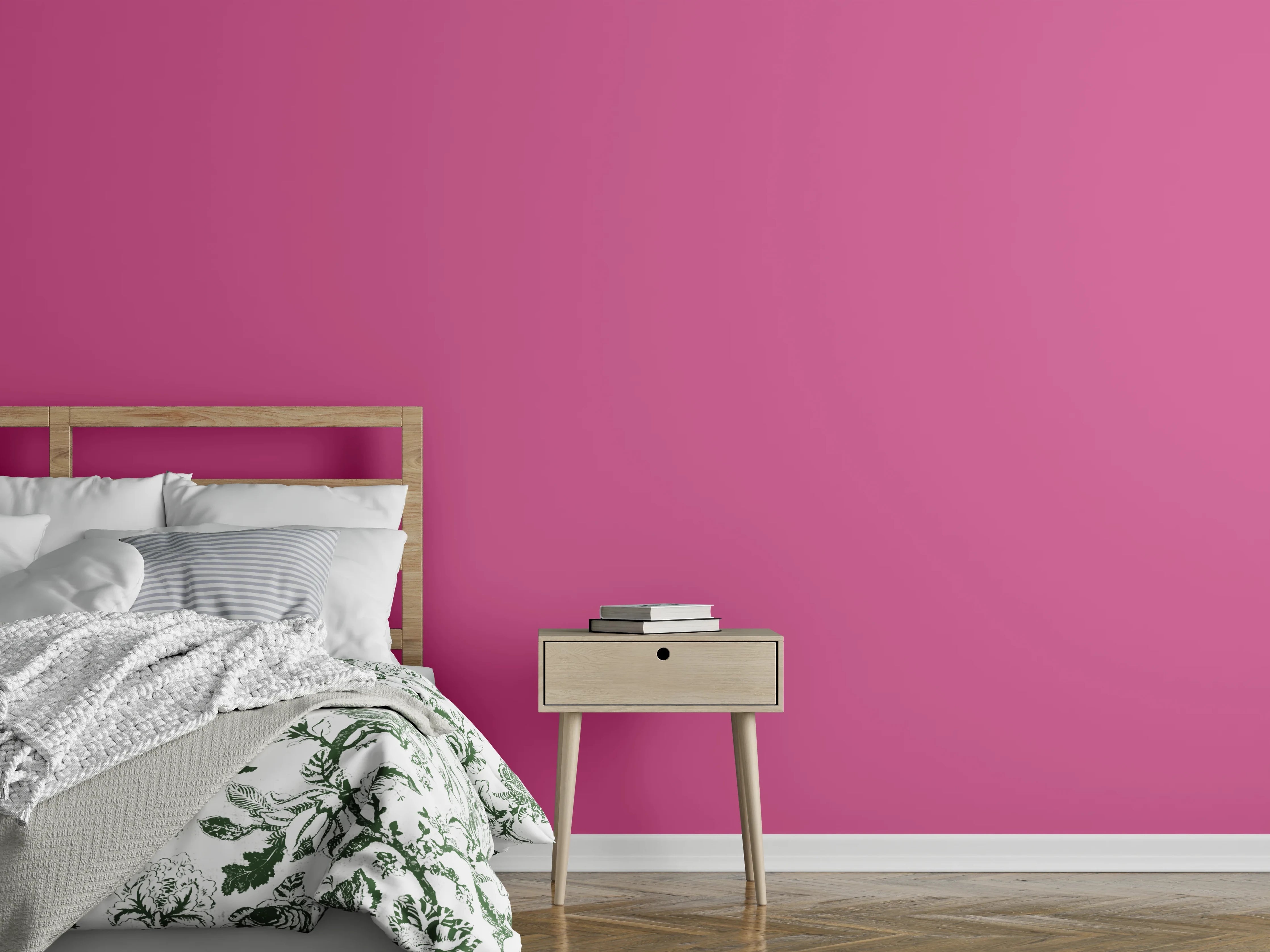 Wandverkleidung Schlafzimmer - RAL 4003 (Violett
