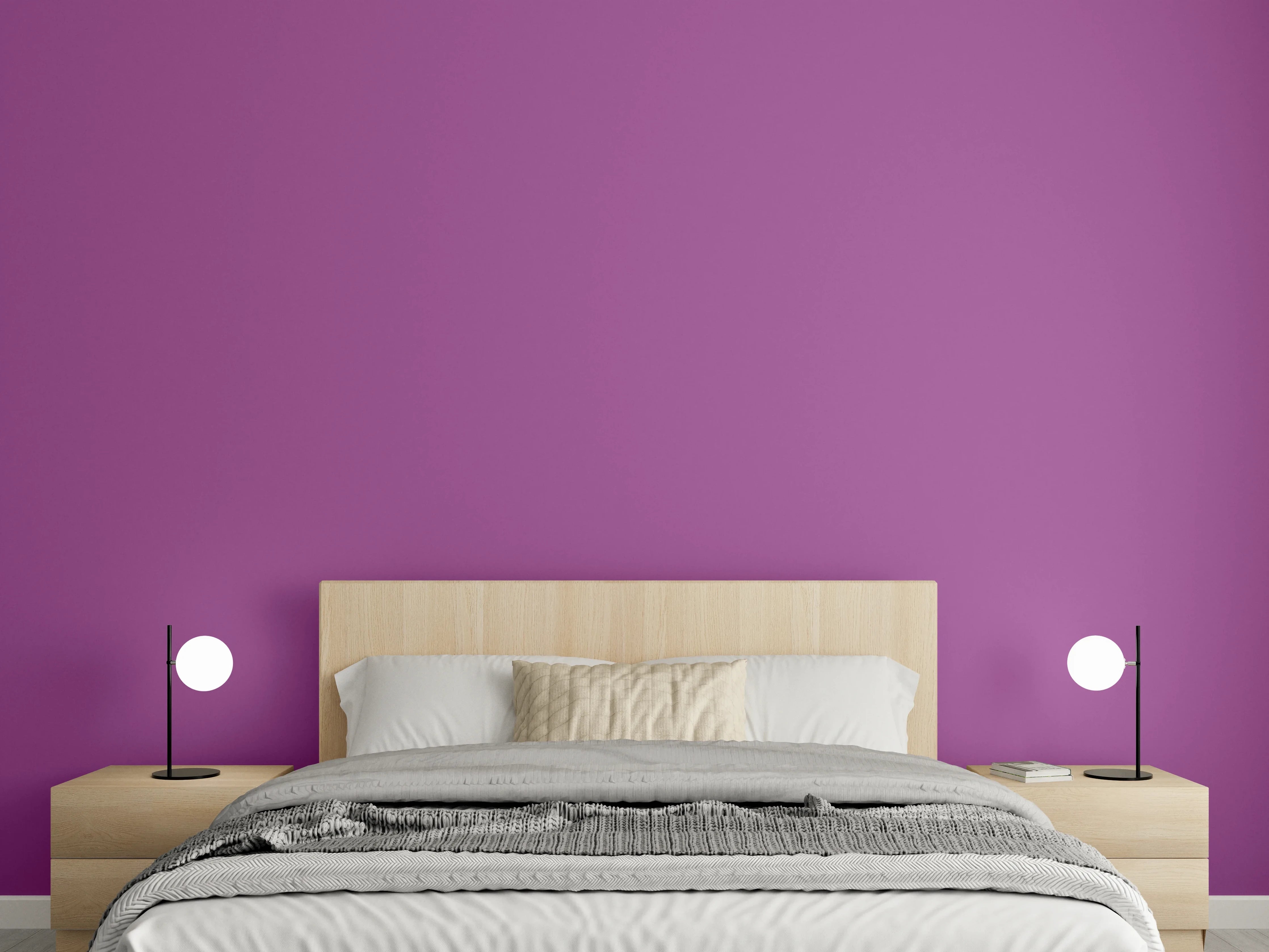 Wandverkleidung Schlafzimmer - RAL 4008 (Signalviolett)