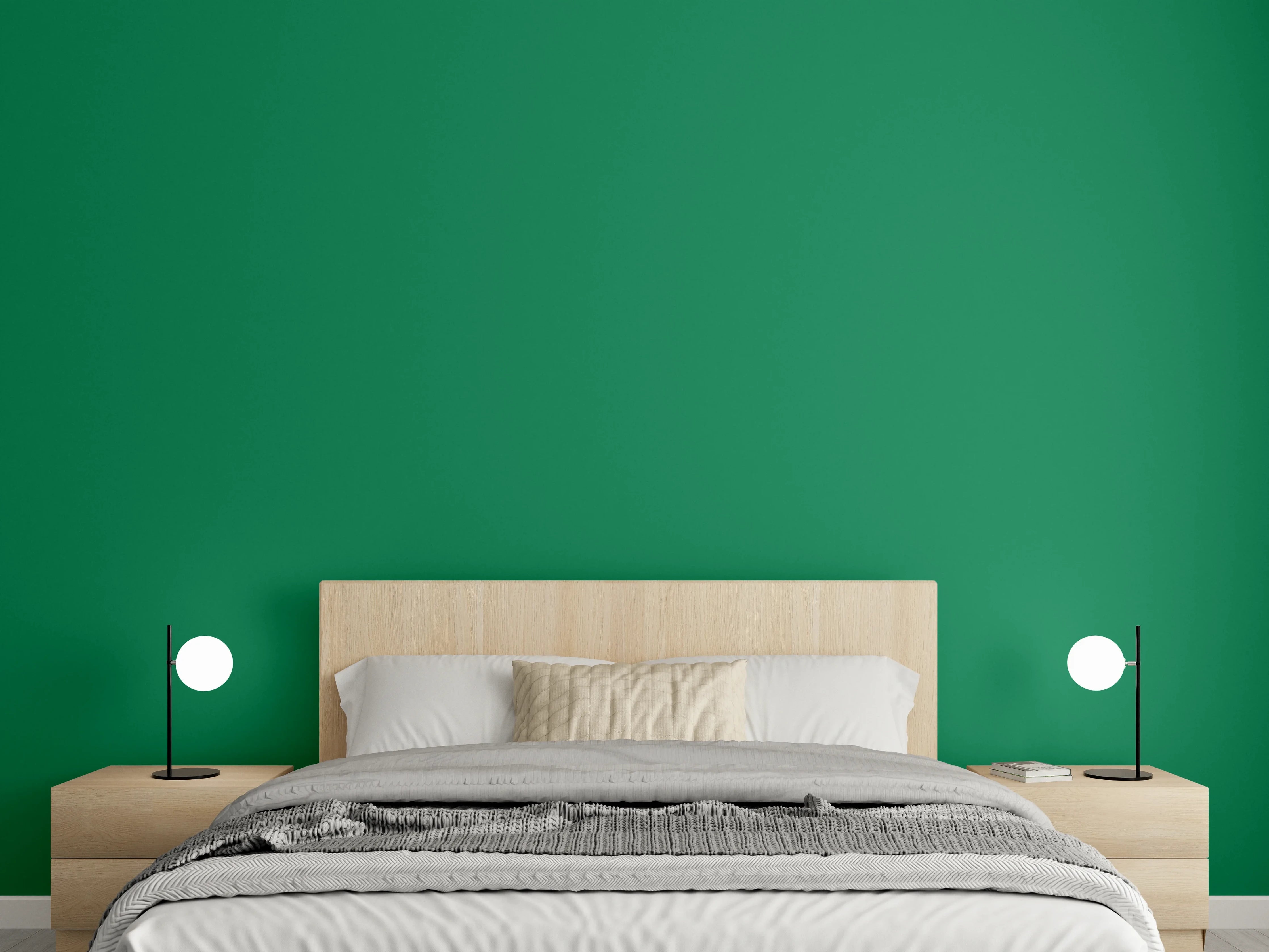 Wandverkleidung Schlafzimmer - RAL 6029 (Mintgrün)
