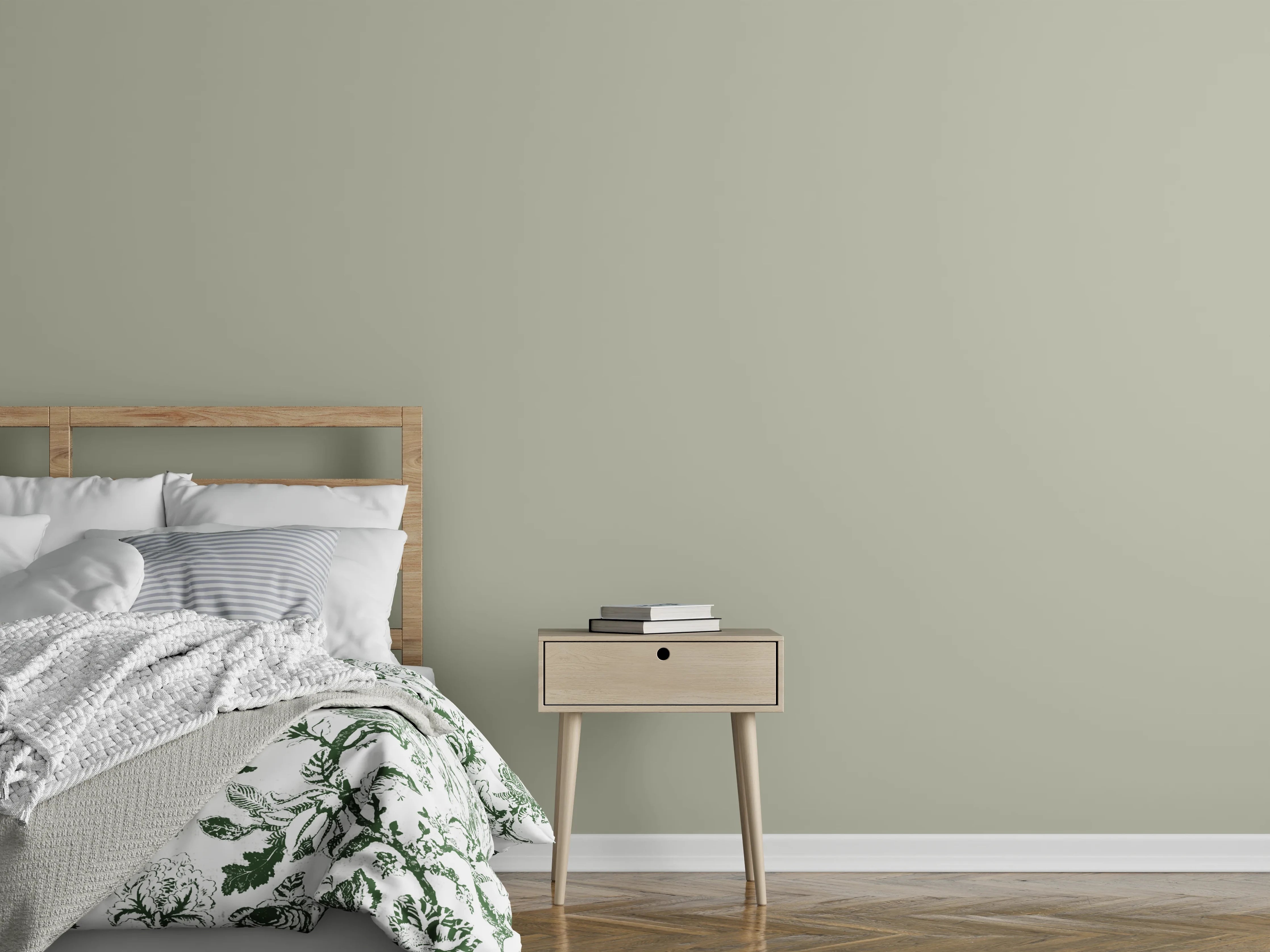 Wandverkleidung Schlafzimmer - RAL 7032 (Kieselgrau)