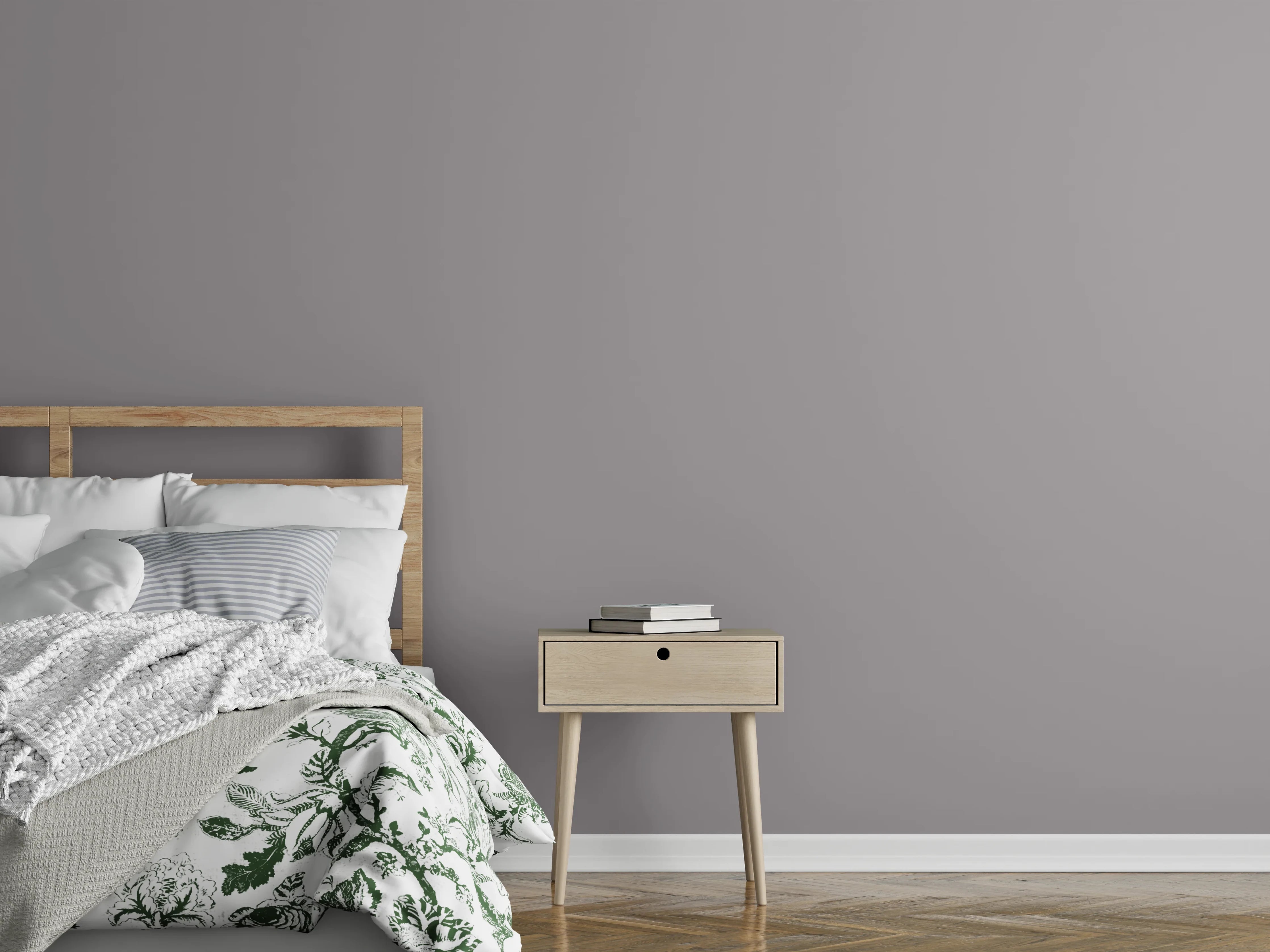 Wandverkleidung Schlafzimmer - RAL 7036 (Platingrau)