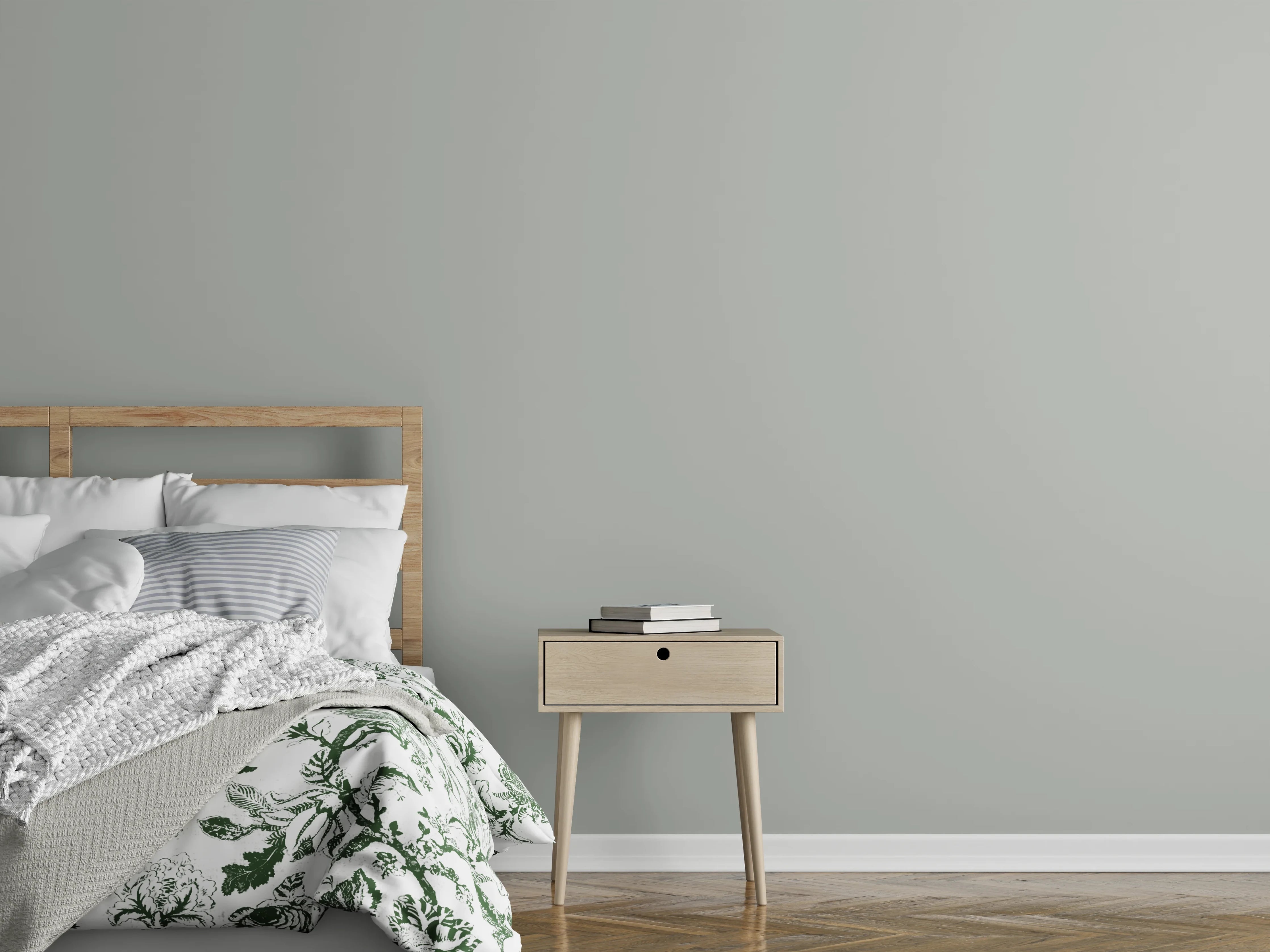 Wandverkleidung Schlafzimmer - RAL 7038 (Achatgrau)