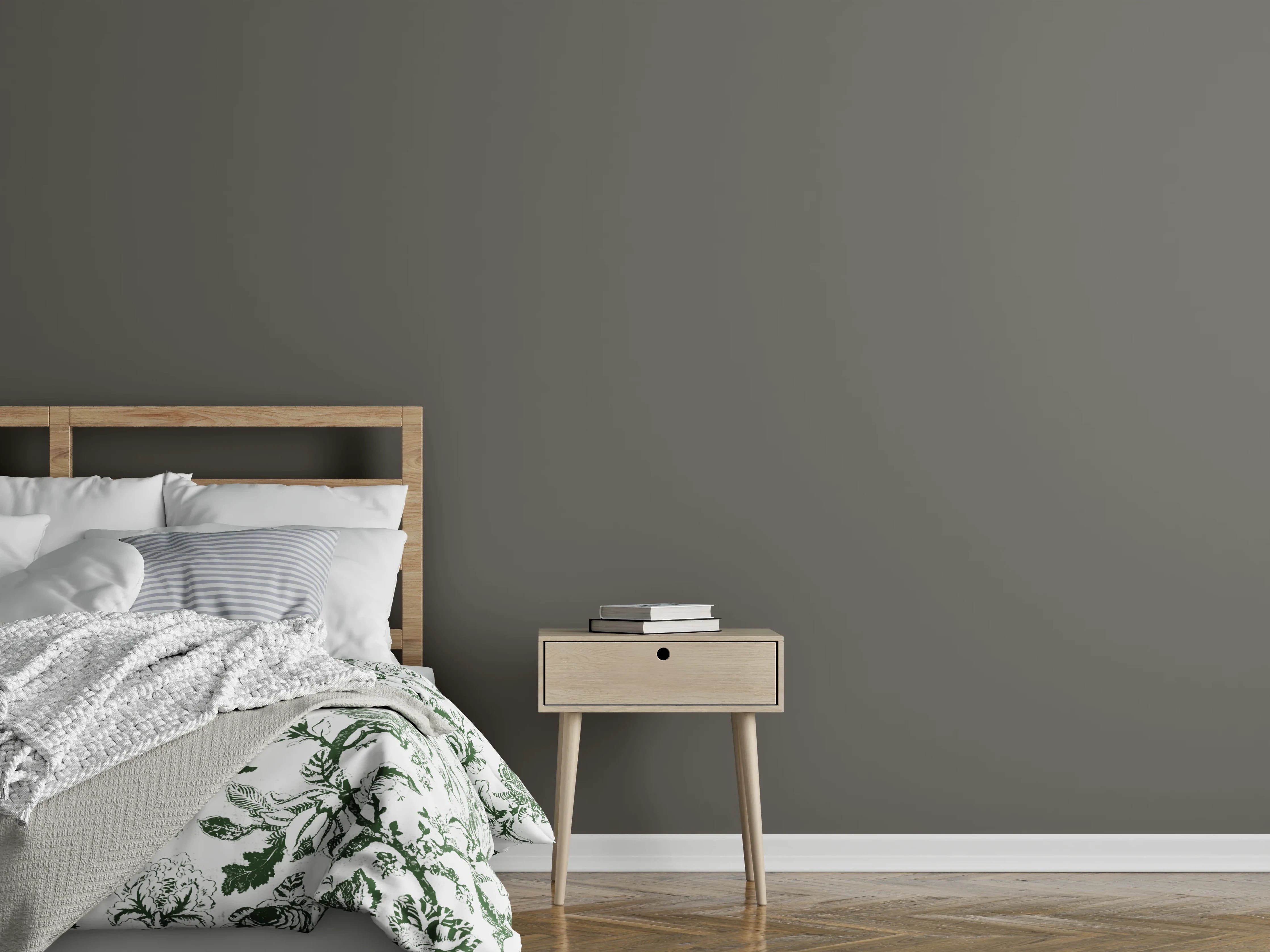 Wandverkleidung Schlafzimmer - RAL 7039 (Quarzgrau)