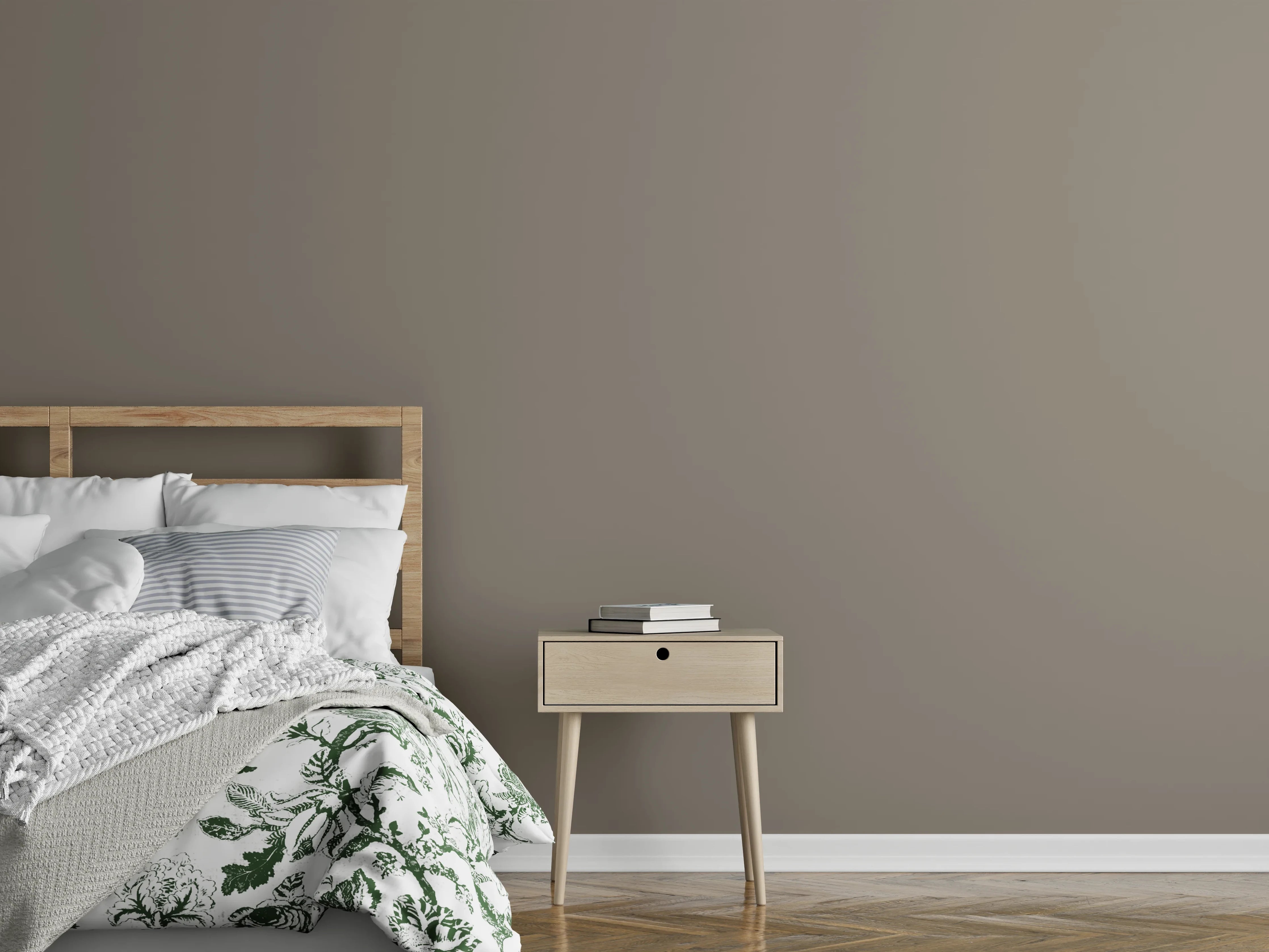 Wandverkleidung Schlafzimmer - RAL 7048 (Perlmuttgrau)