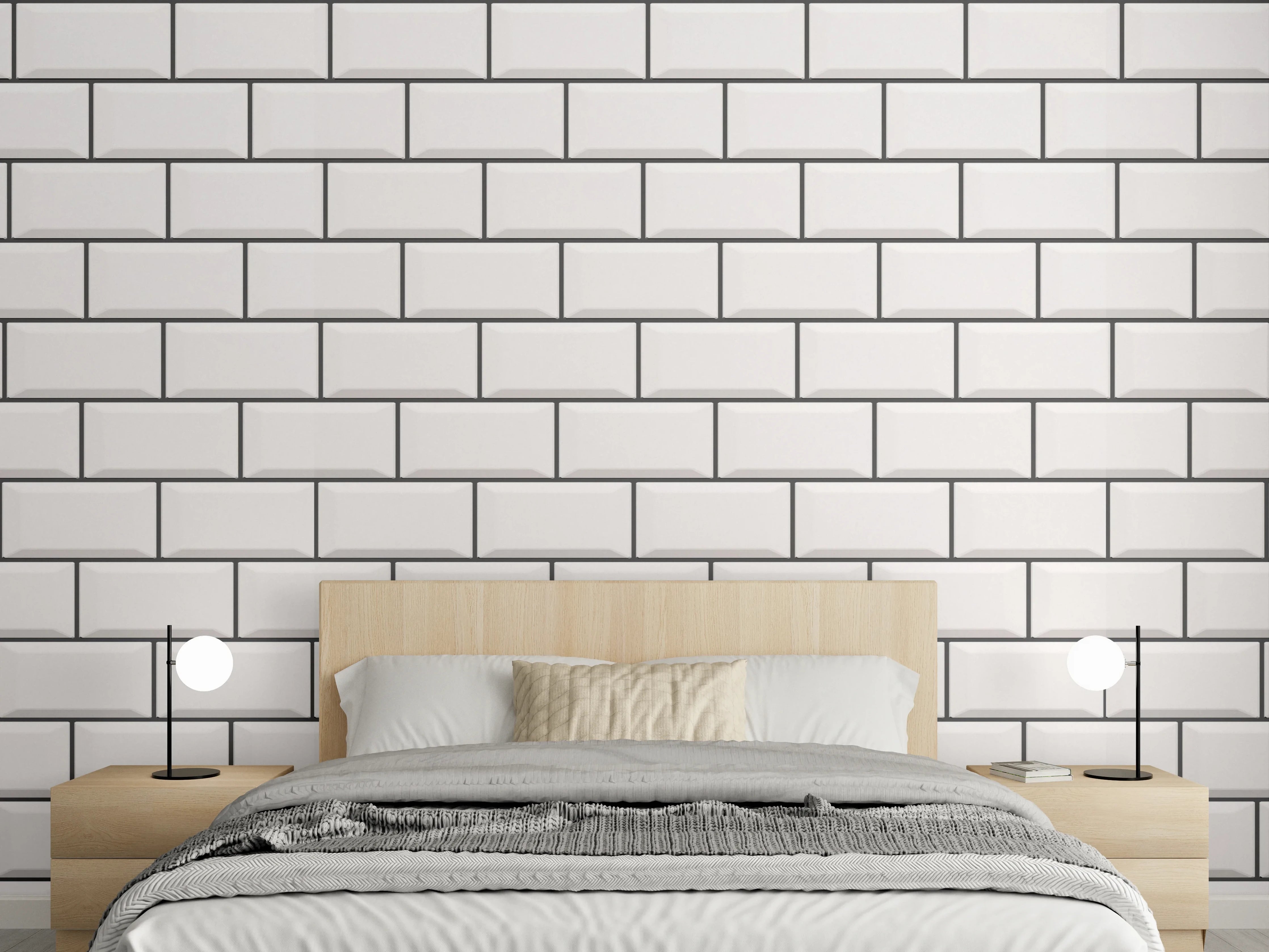 Wandverkleidung Schlafzimmer - Reiner Weiß Hintergrund