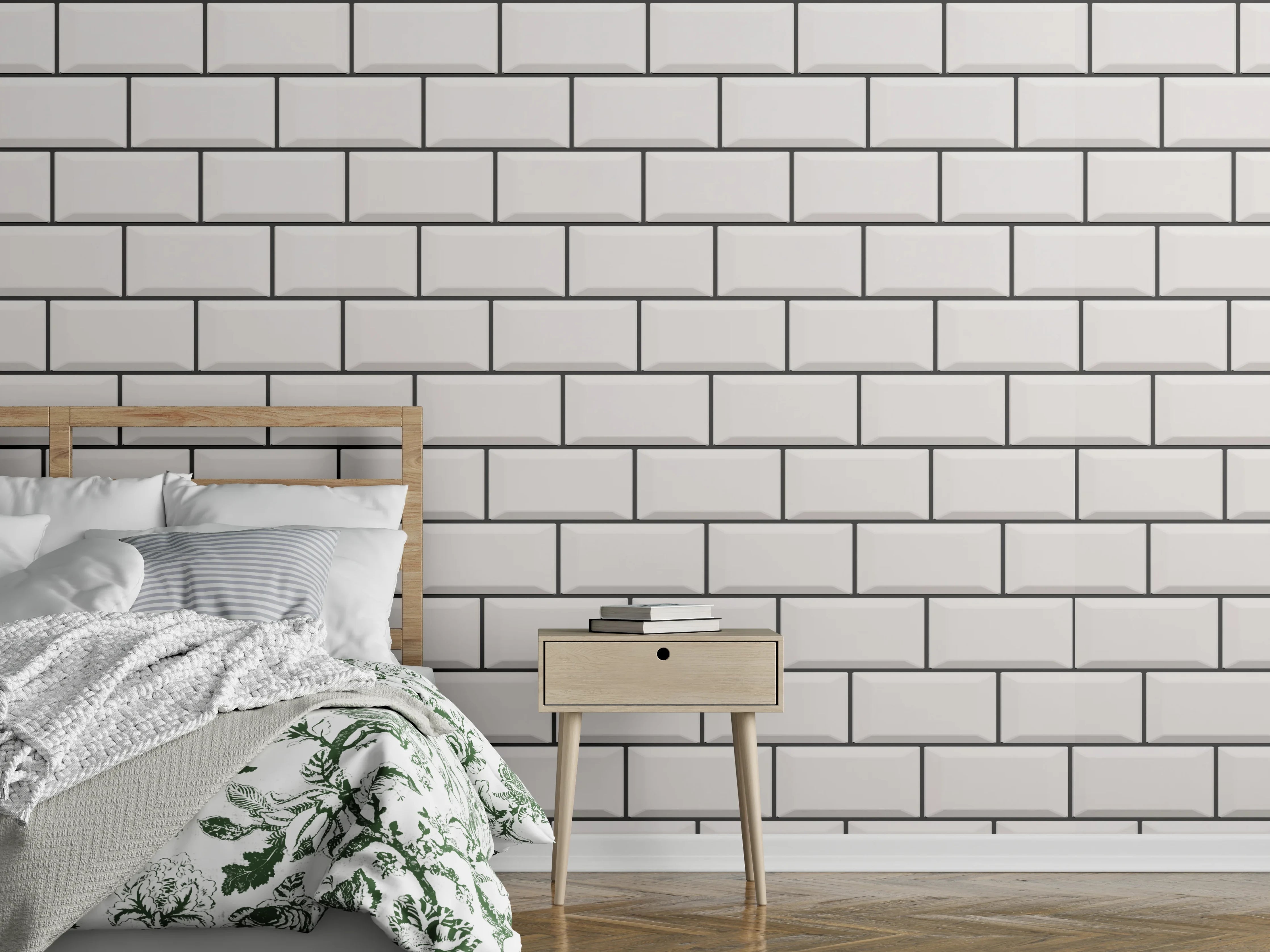 Wandverkleidung Schlafzimmer - Reiner Weiß Hintergrund