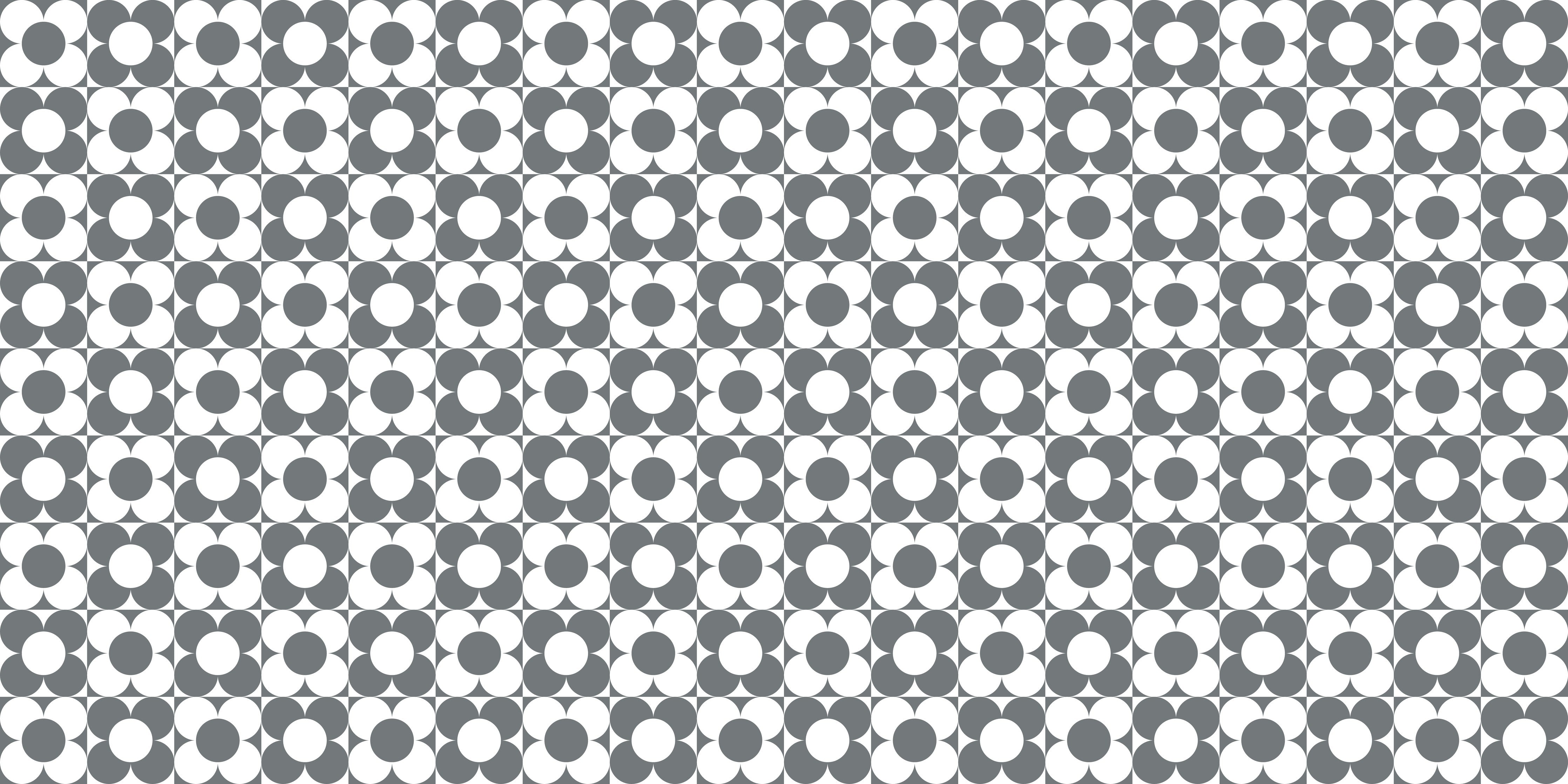 Wandverkleidung Schlafzimmer-Retro Muster Schwarz-Weiß: Modern & Elegant